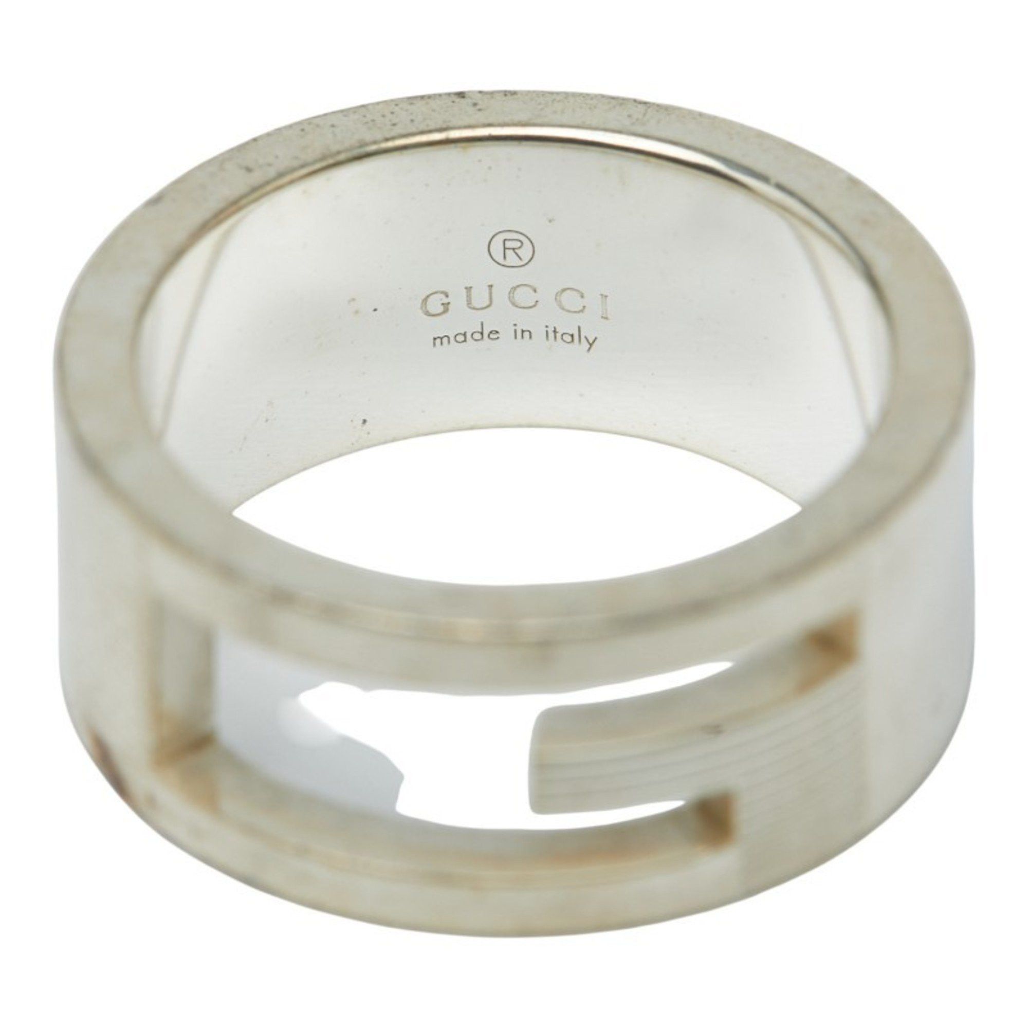 Gucci Gucci Branded G Ring #9 SV925 Silver Women's GUCCI Size ONE SIZE - 6 Thumbnail