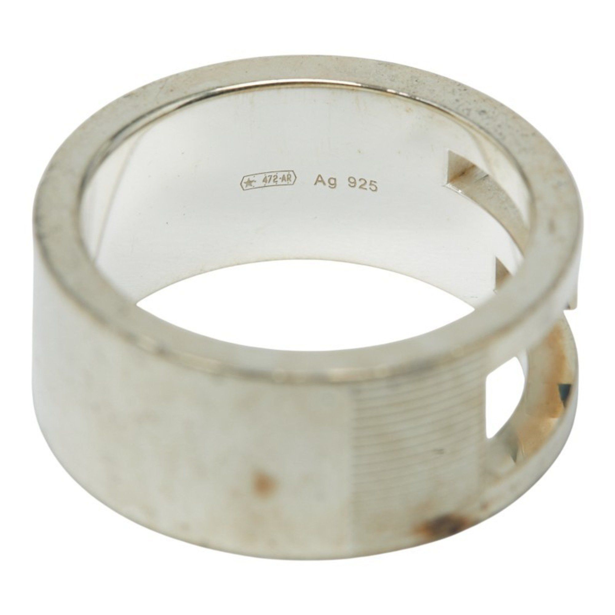 Gucci Gucci Branded G Ring #9 SV925 Silver Women's GUCCI Size ONE SIZE - 7 Thumbnail