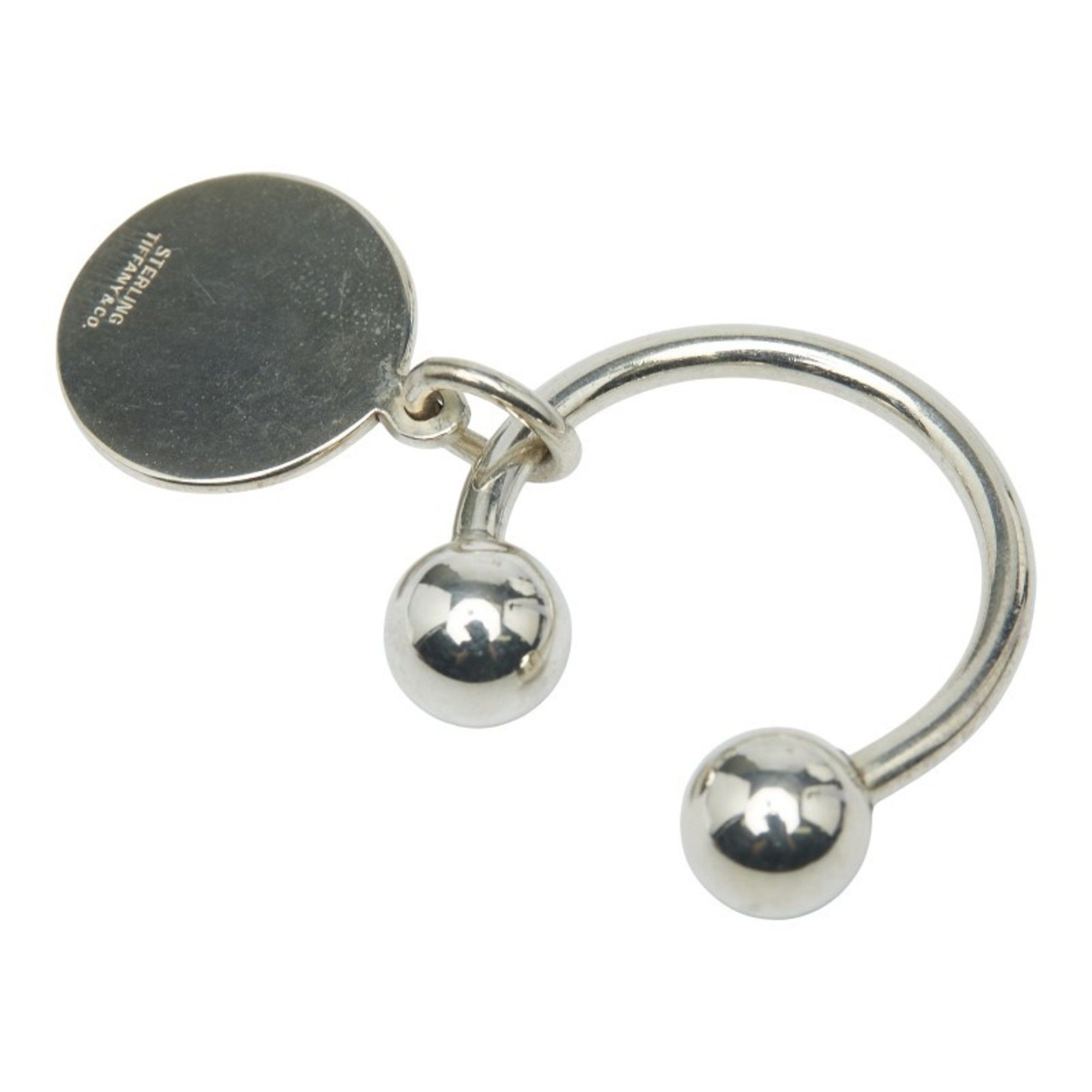 Tiffany & Co. Tiffany & Co. Round Tag Key Ring in Sterling Silver for Women. Size ONE SIZE - 2 Thumbnail