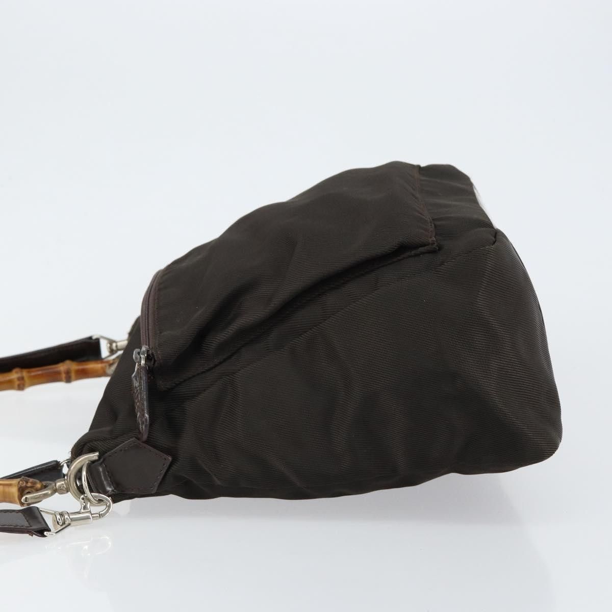 Gucci Gucci Vintage Bamboo Handle Bag Nylon Size ONE SIZE - 4 Thumbnail