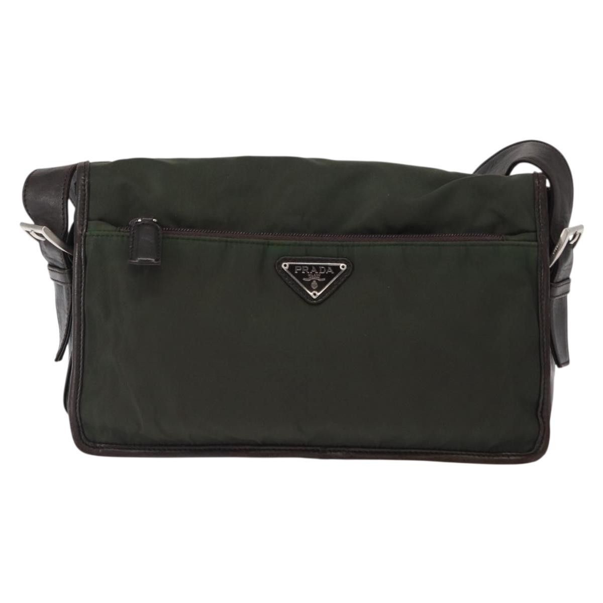 Prada Prada Double Buckle Flap Messenger Bag Tessuto Size ONE SIZE - 2 Thumbnail