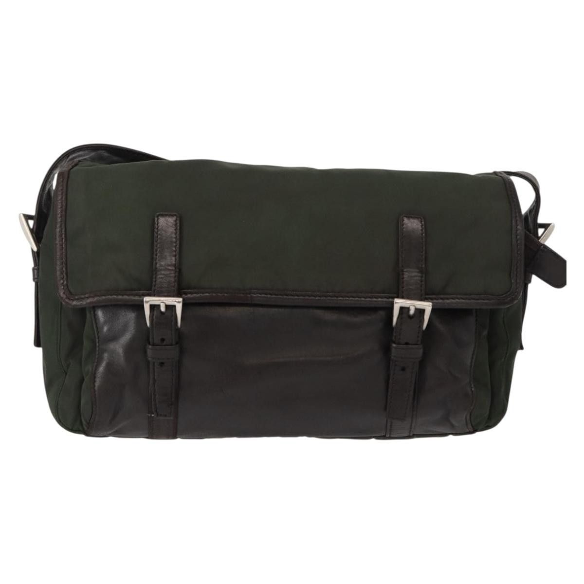 Prada Prada Double Buckle Flap Messenger Bag Tessuto Size ONE SIZE - 17 Thumbnail