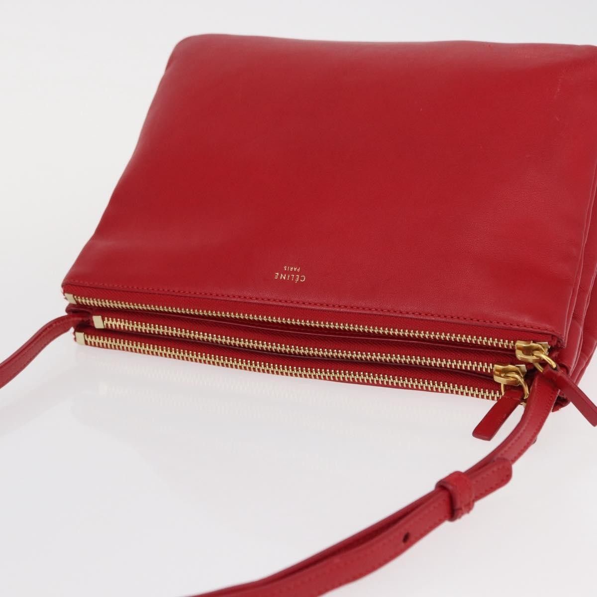 Celine Celine Trio Crossbody Bag Leather Size ONE SIZE - 16 Thumbnail