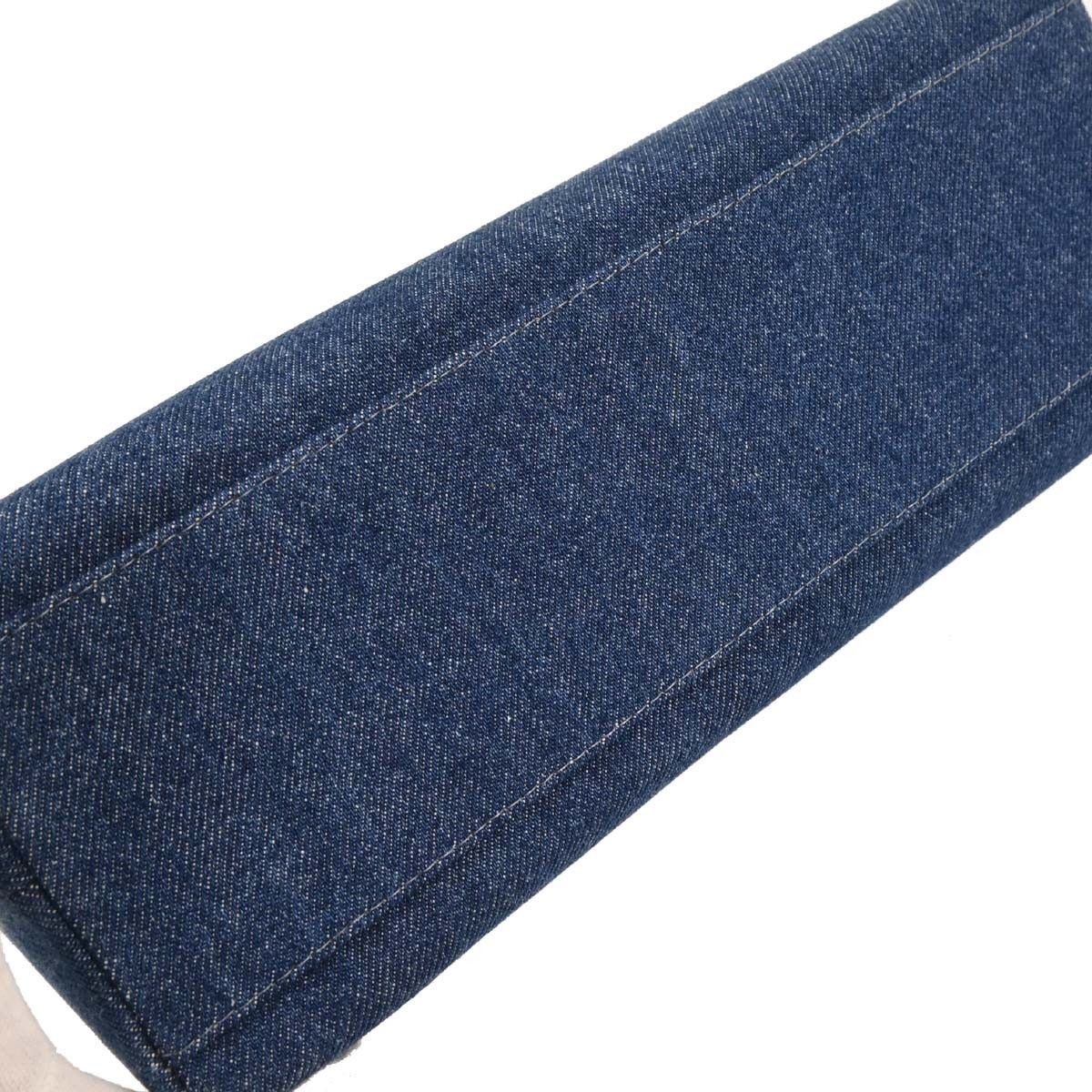 Chanel Chanel Vintage Classic Top Handle Flap Bag Denim Size ONE SIZE - 7 Thumbnail