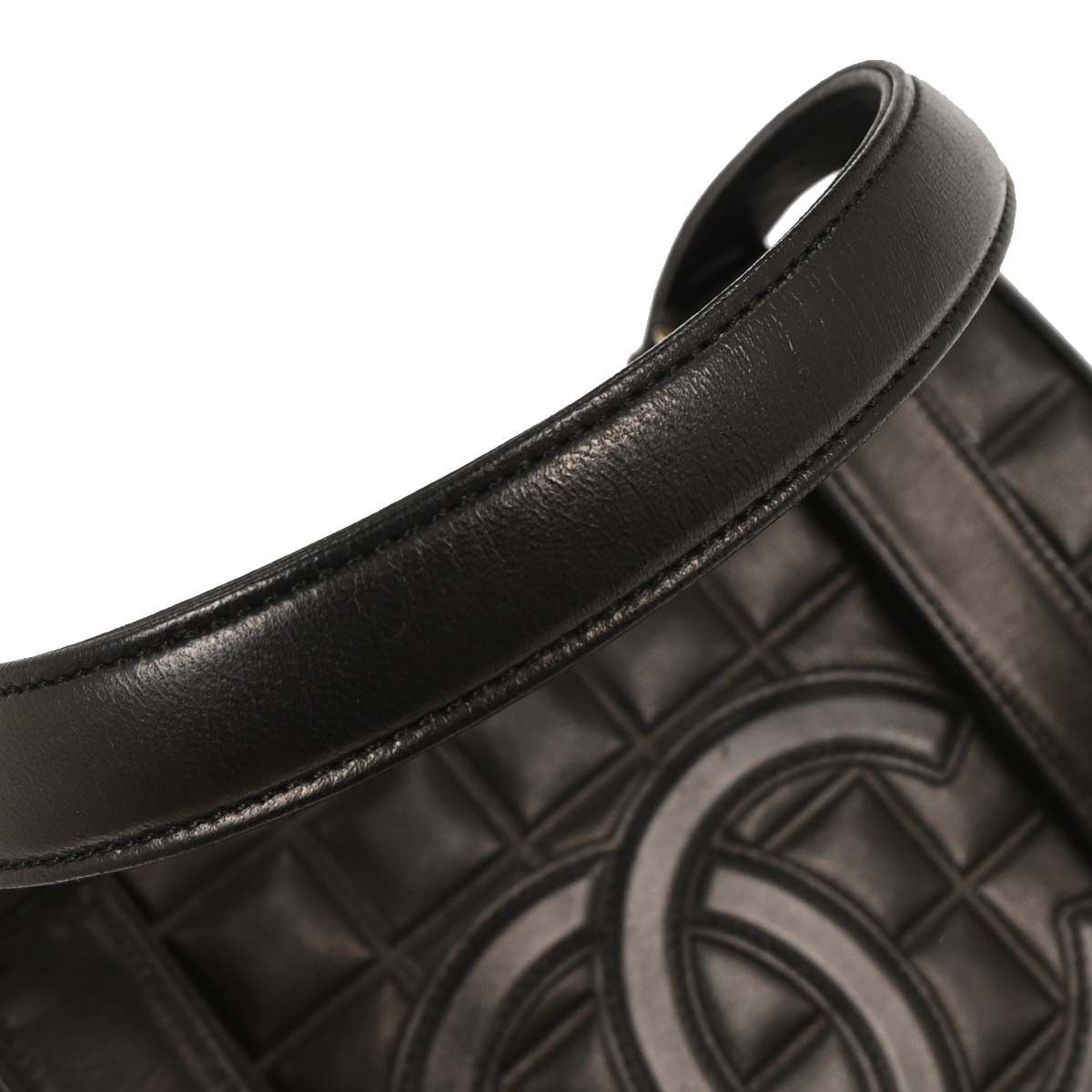 Chanel Chanel Chocolate Bar CC Tote Quilted Leather Size ONE SIZE - 6 Thumbnail