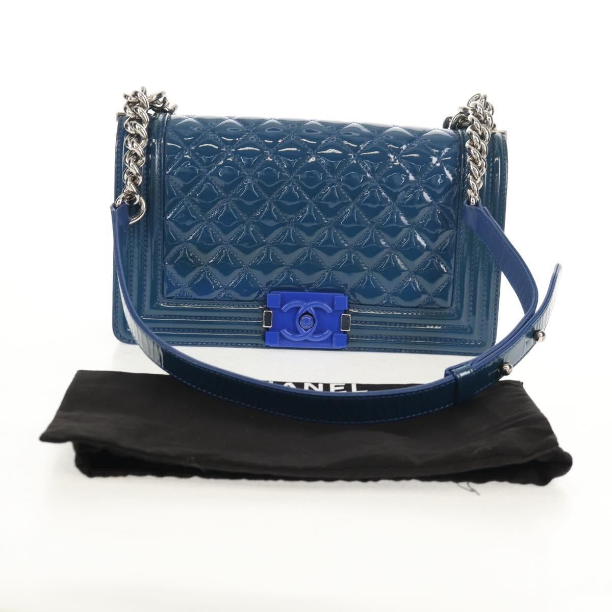 Chanel Chanel Boy Flap Bag Quilted Plexiglass Patent Size ONE SIZE - 14 Thumbnail