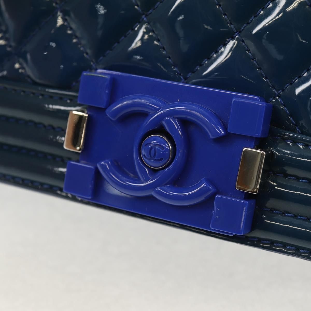 Chanel Chanel Boy Flap Bag Quilted Plexiglass Patent Size ONE SIZE - 21 Thumbnail