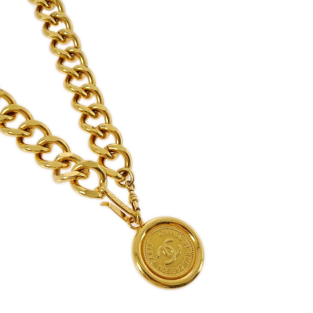 Chanel Chanel Medallion Chain Link Belt Metal Size ONE SIZE - 3 Thumbnail