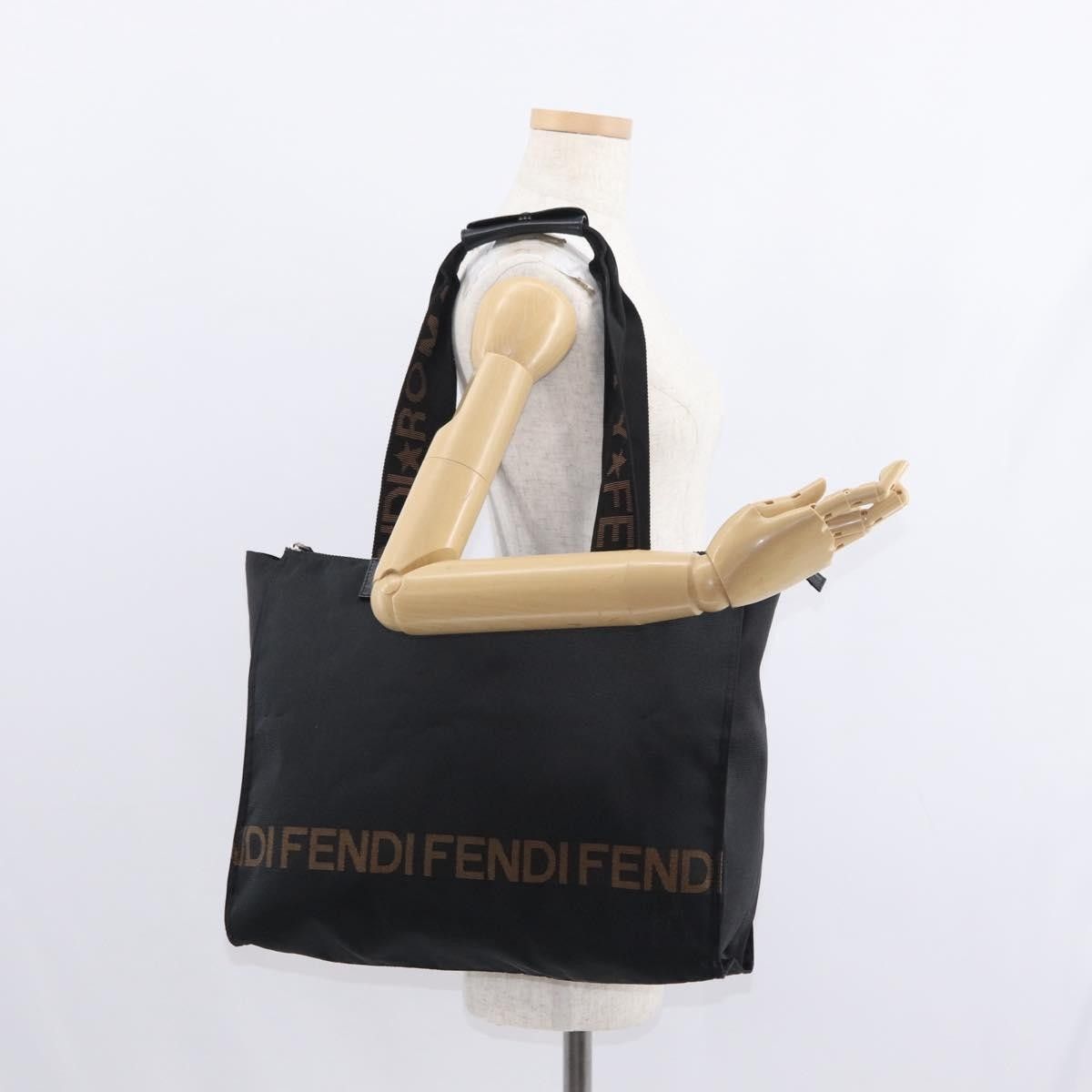 Fendi Fendi Vintage Convertible Logo Weekender Nylon Size ONE SIZE - 14 Thumbnail