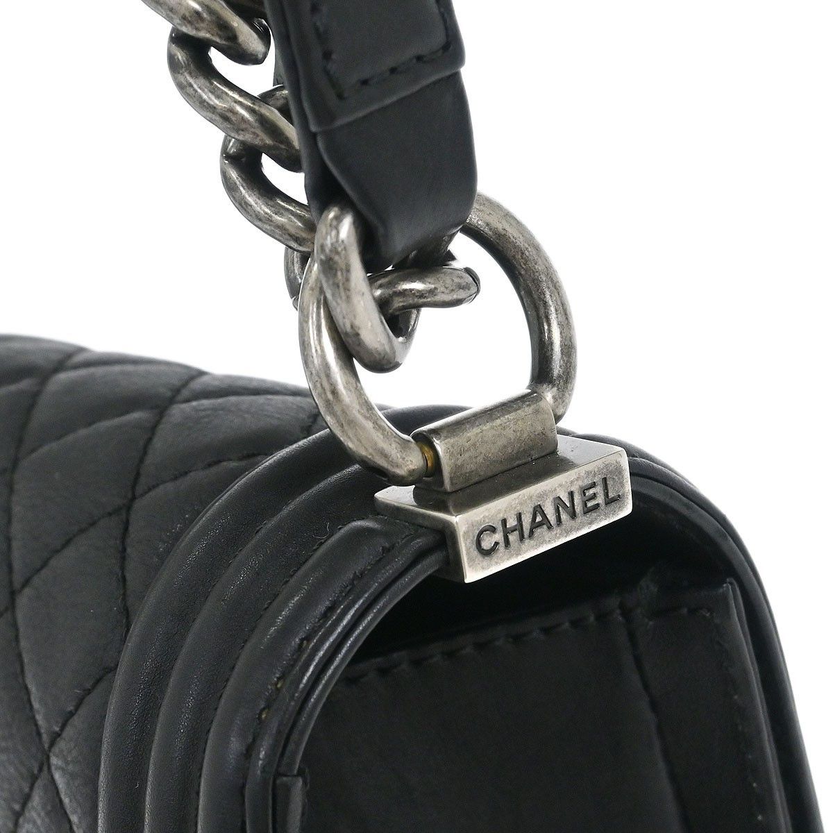 Chanel Chanel Boy Flap Bag Calfskin Size ONE SIZE - 9 Thumbnail