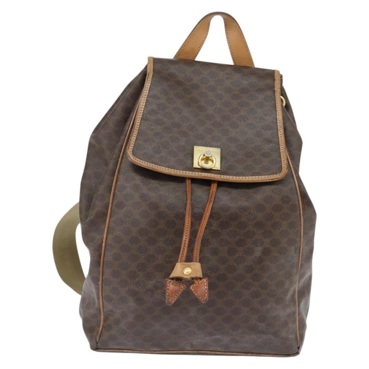Celine Celine Vintage Backpack Macadam Canvas Size ONE SIZE - 18 Thumbnail