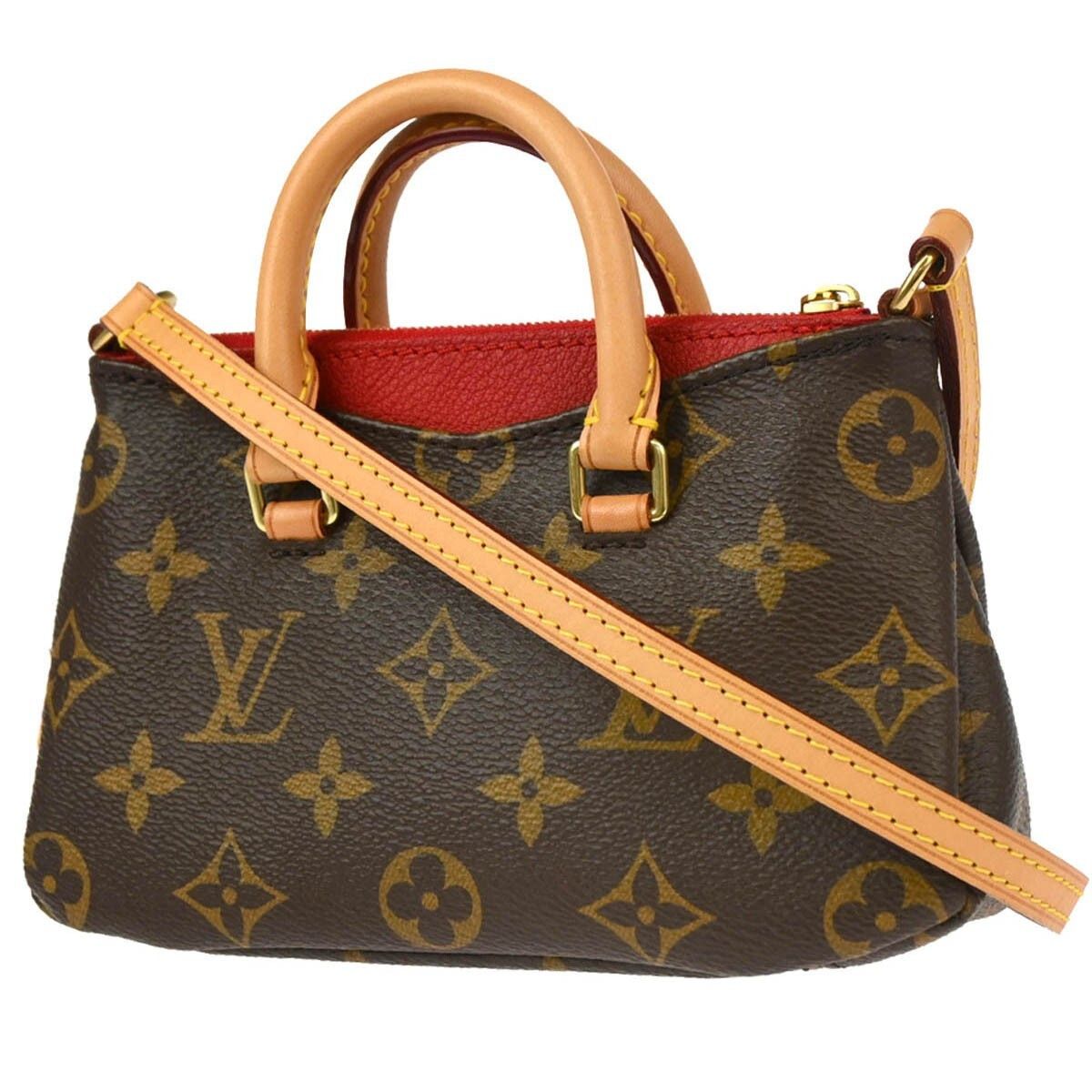 Louis Vuitton Louis Vuitton Pallas Tote Monogram Canvas with Leather Size ONE SIZE - 2 Thumbnail
