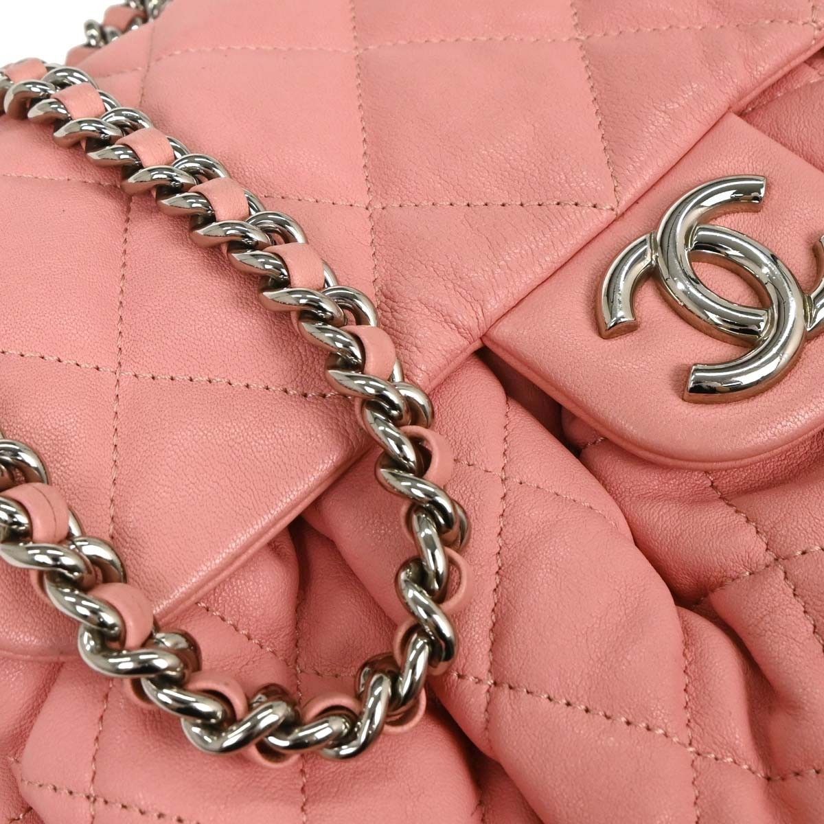 Chanel Chanel Chain Around Flap Bag Quilted Leather Size ONE SIZE - 6 Thumbnail
