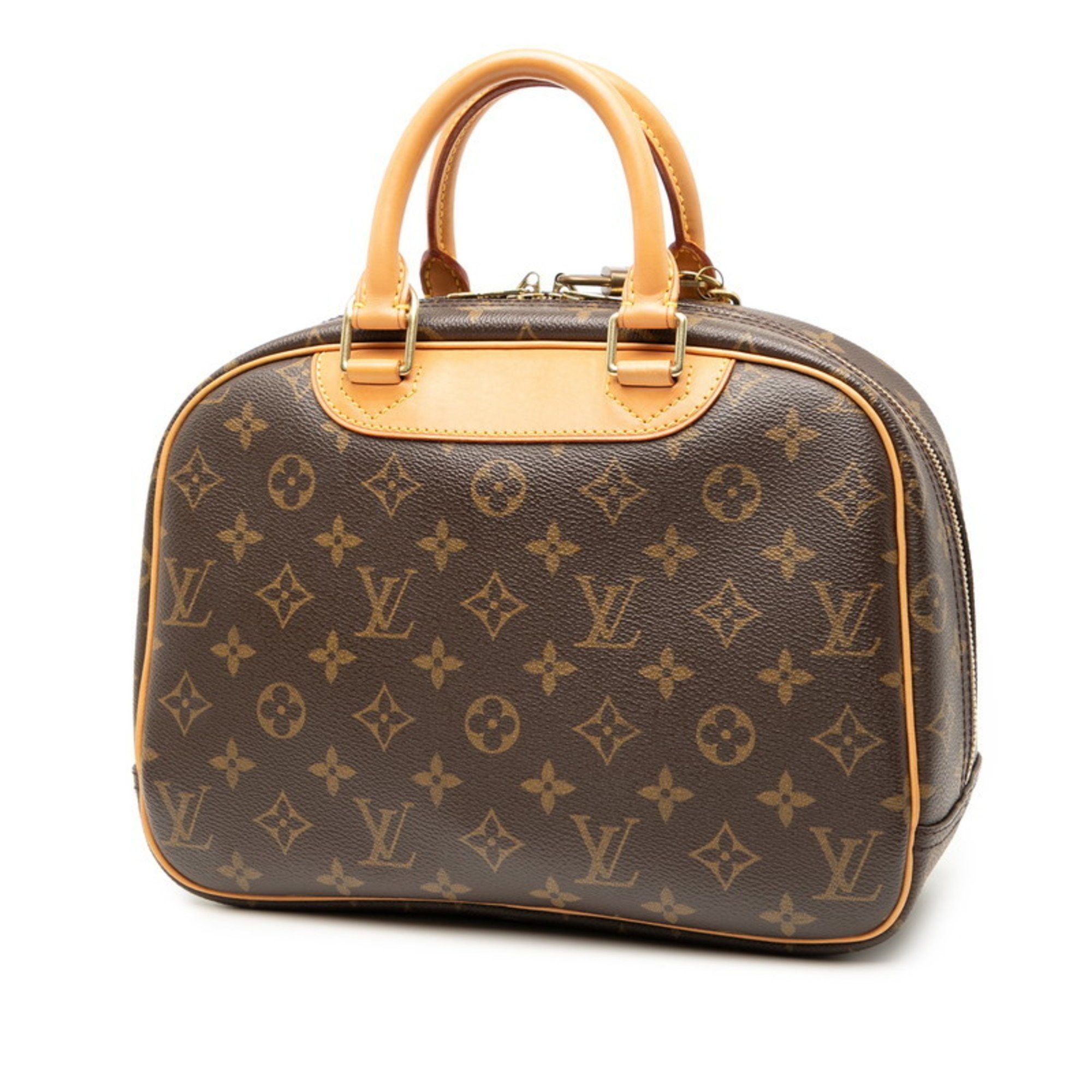 Louis Vuitton Louis Vuitton Monogram Trouville Handbag M42228 Brown Leather Women's LOUIS VUITTON Size ONE SIZE - 2 Thumbnail