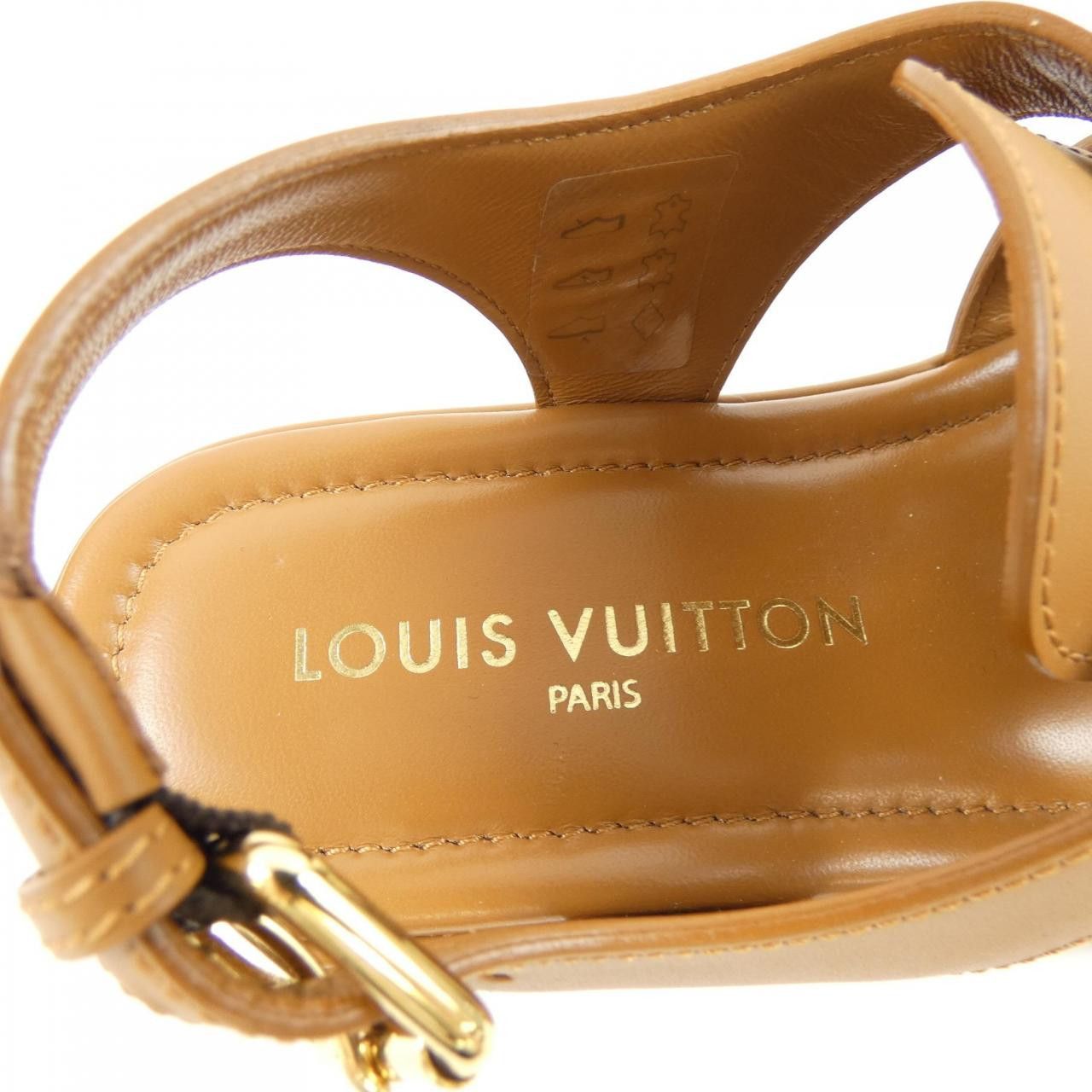 Louis Vuitton Louis Vuitton Louis Vuitton LV Circle Maya Line Calf Leather Sandals Leather Shoes DUTY FREE for USA Size ONE SIZE - 6 Thumbnail