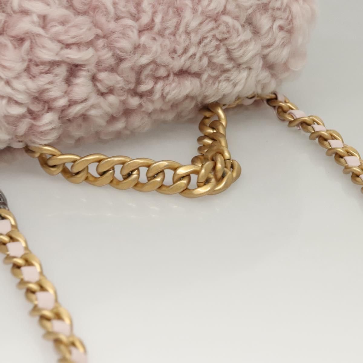 Chanel Chanel shearling pink shearling Size ONE SIZE - 7 Thumbnail