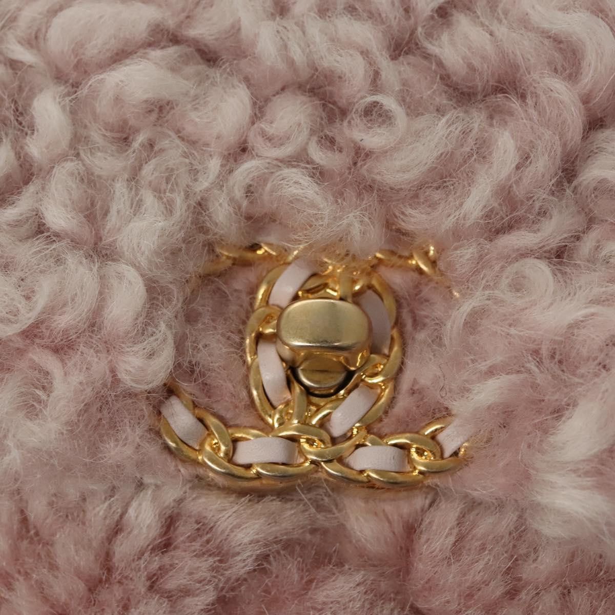 Chanel Chanel shearling pink shearling Size ONE SIZE - 16 Thumbnail