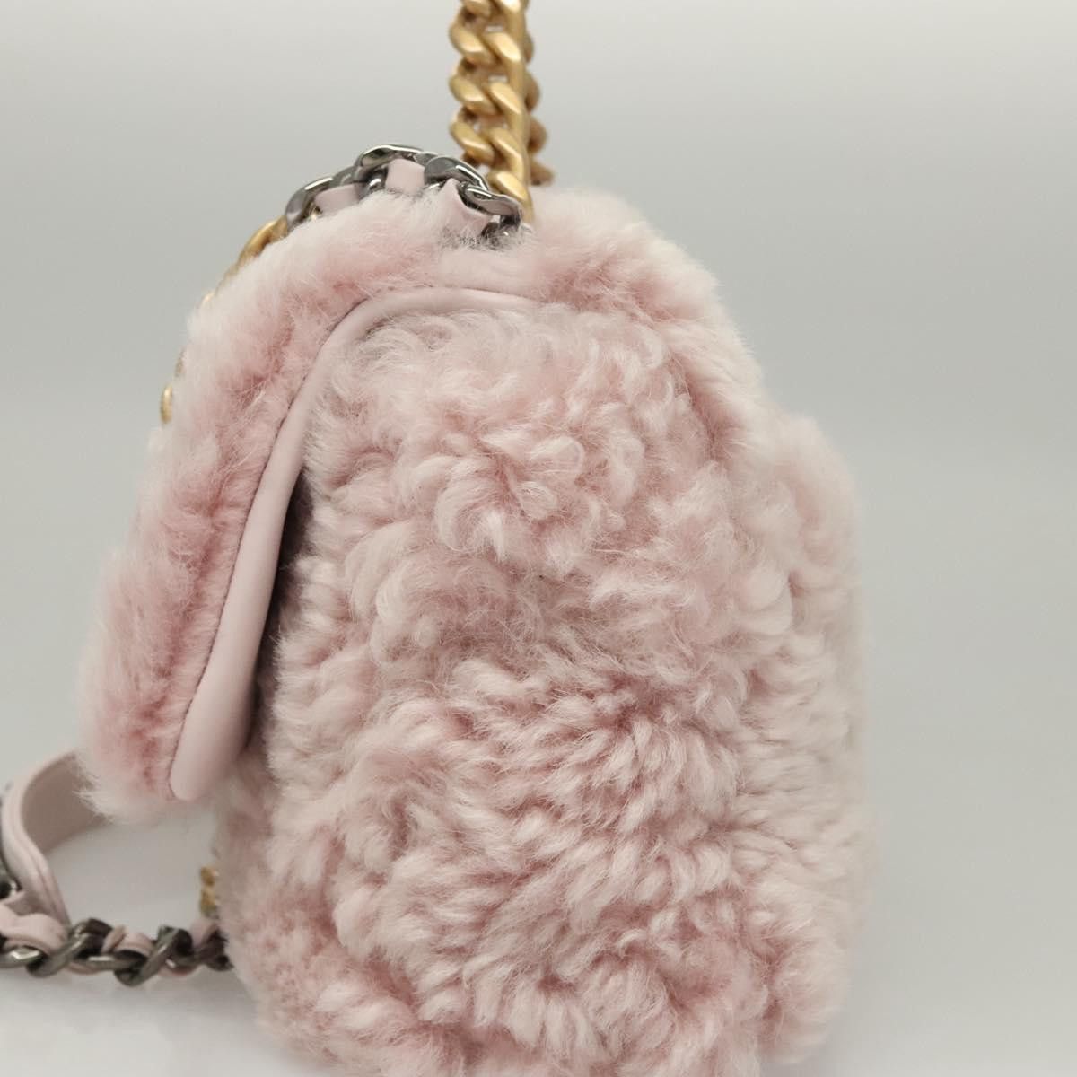 Chanel Chanel shearling pink shearling Size ONE SIZE - 4 Thumbnail