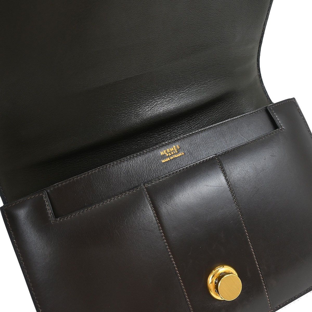 Hermes Hermes Vintage Shoulder Bag Embellished Leather Size ONE SIZE - 10 Thumbnail