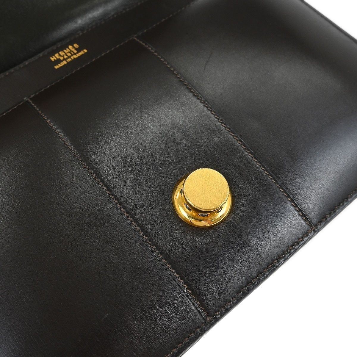 Hermes Hermes Vintage Shoulder Bag Embellished Leather Size ONE SIZE - 8 Thumbnail