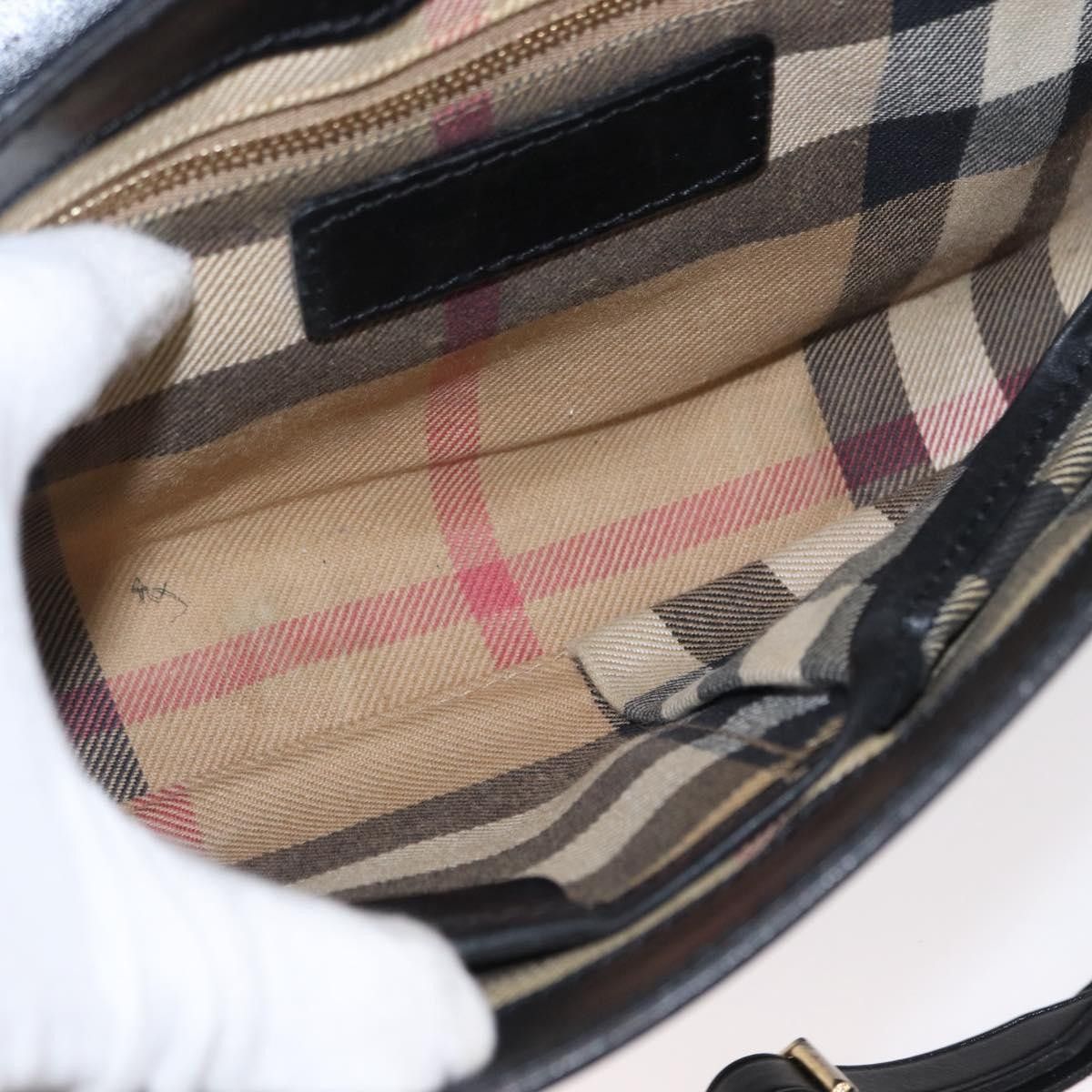 Burberry Burberry Bridle Abbott Crossbody Bag Leather Size ONE SIZE - 5 Thumbnail