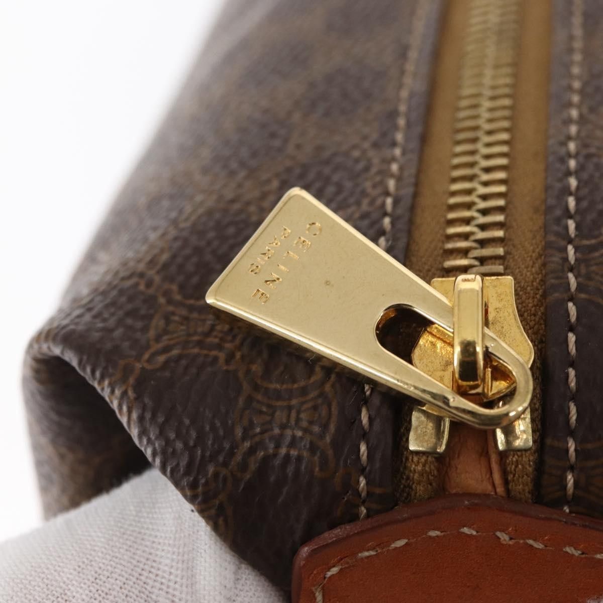 Celine Celine Vintage Macadam Handbag Canvas Size ONE SIZE - 13 Thumbnail