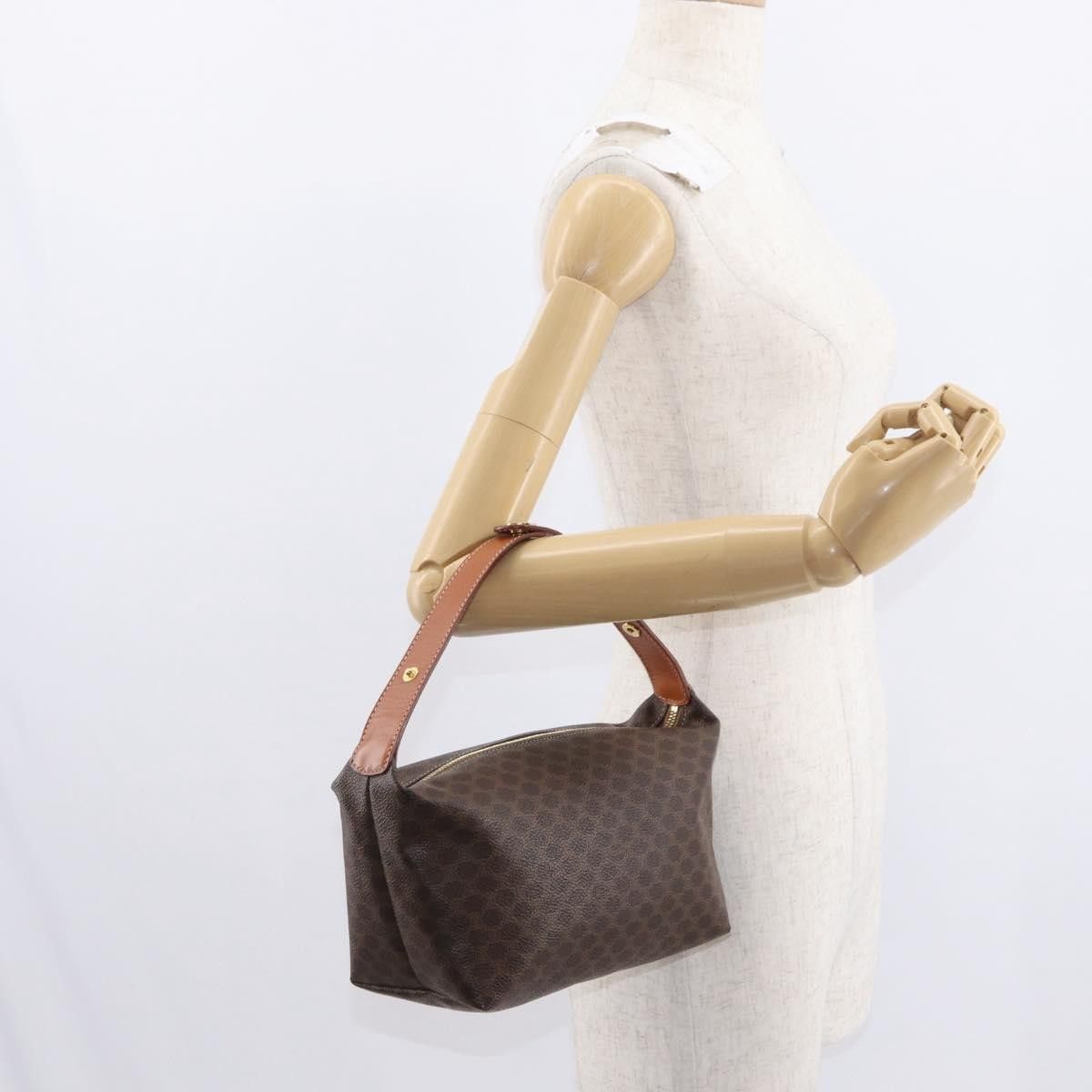 Celine Celine Vintage Macadam Handbag Canvas Size ONE SIZE - 15 Thumbnail
