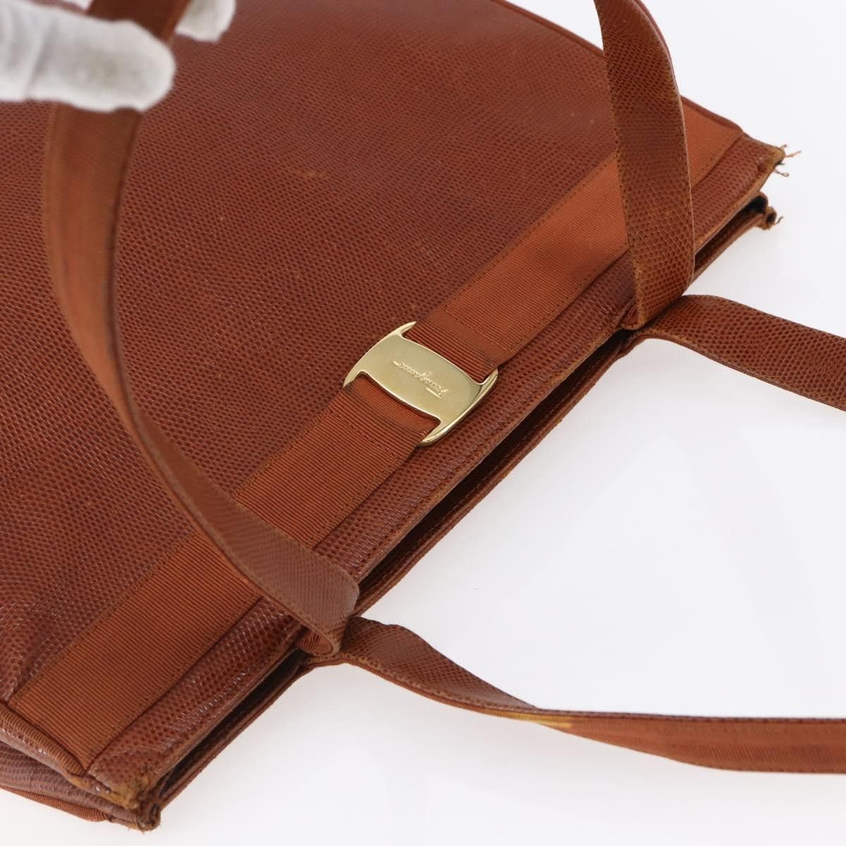Salvatore Ferragamo Salvatore Ferragamo Vala tote Leather Size ONE SIZE - 14 Thumbnail
