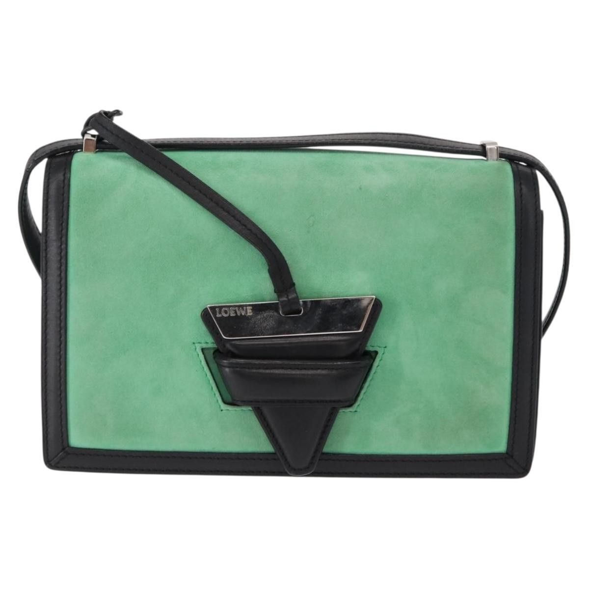 Loewe Loewe Barcelona Shoulder Bag Suede with Leather Size ONE SIZE - 19 Thumbnail