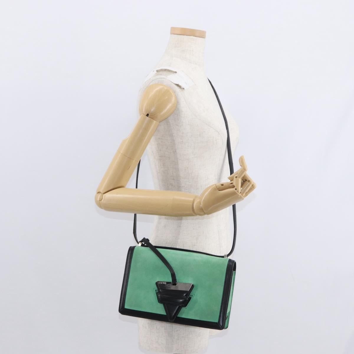 Loewe Loewe Barcelona Shoulder Bag Suede with Leather Size ONE SIZE - 14 Thumbnail