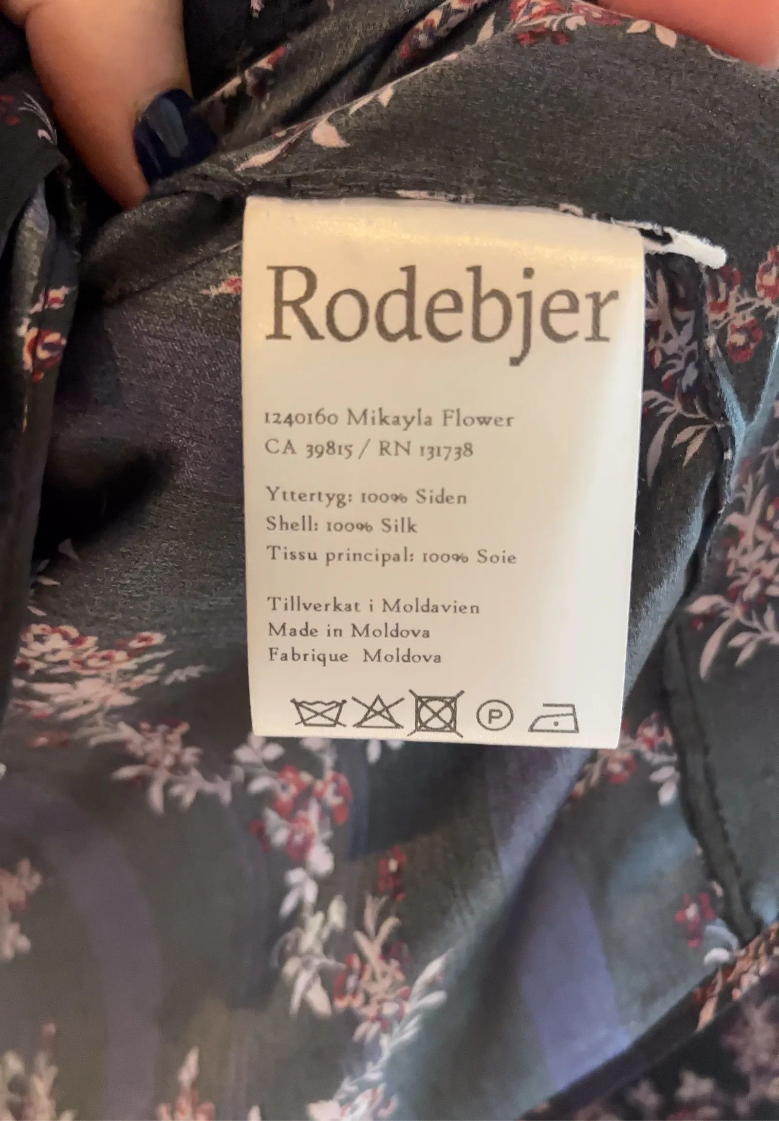 Rodebjer Rodebjer Mikayla Flower Blouse Size S / US 4 / IT 40 - 3 Thumbnail