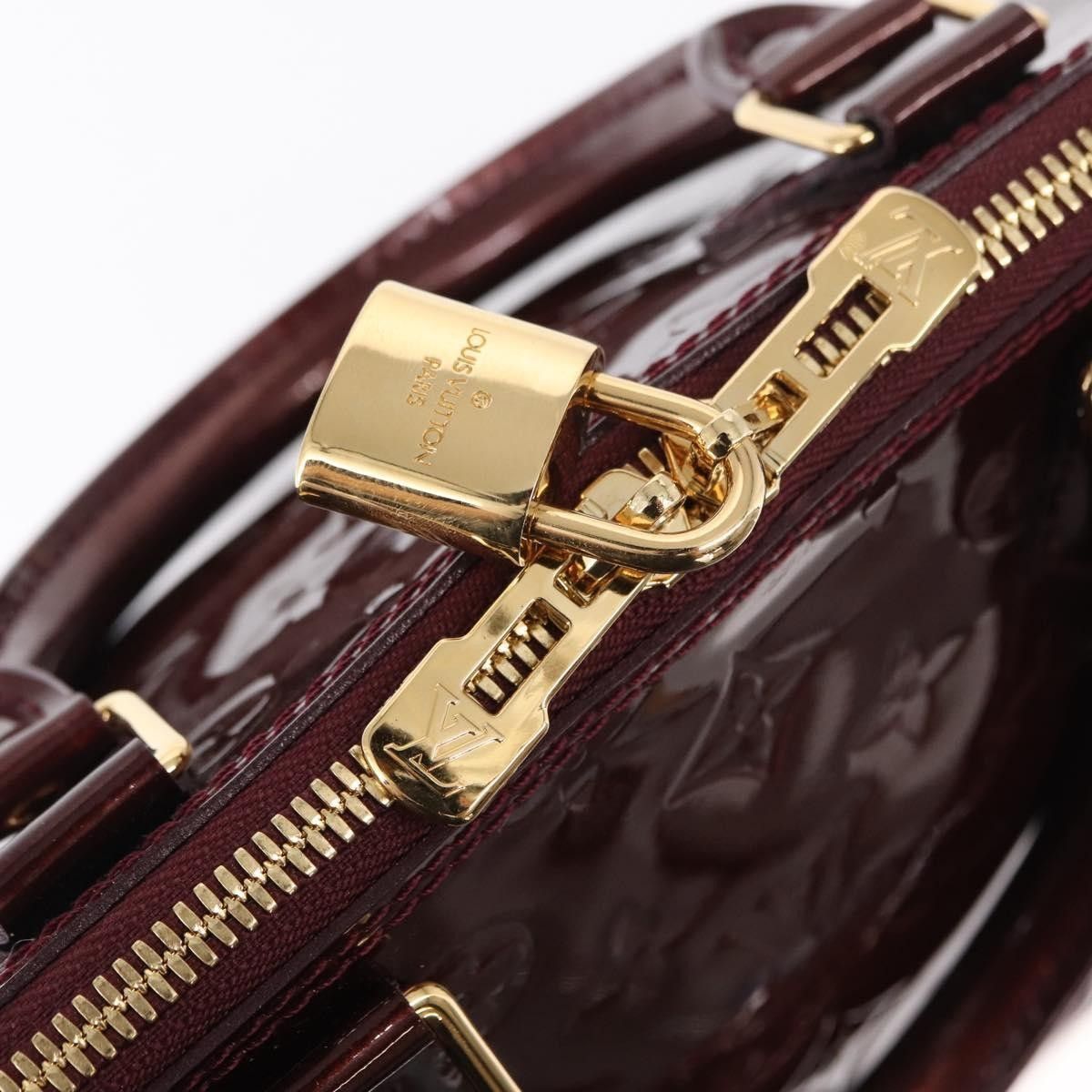 Louis Vuitton Louis Vuitton Alma Handbag Monogram Vernis Size ONE SIZE - 13 Thumbnail