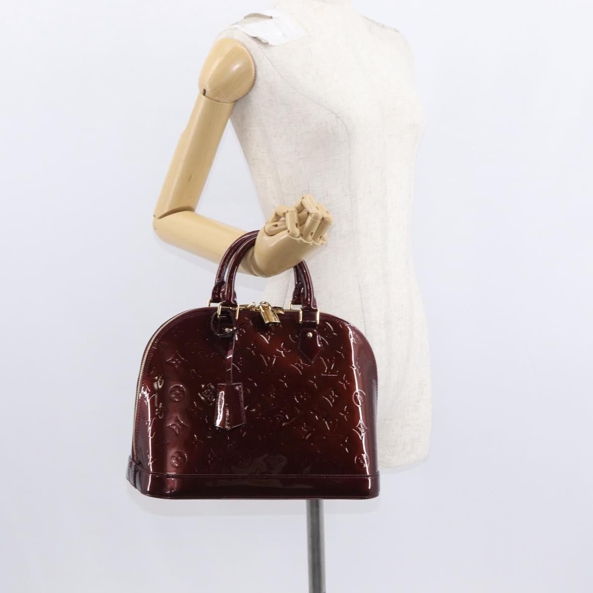 Louis Vuitton Louis Vuitton Alma Handbag Monogram Vernis Size ONE SIZE - 15 Thumbnail