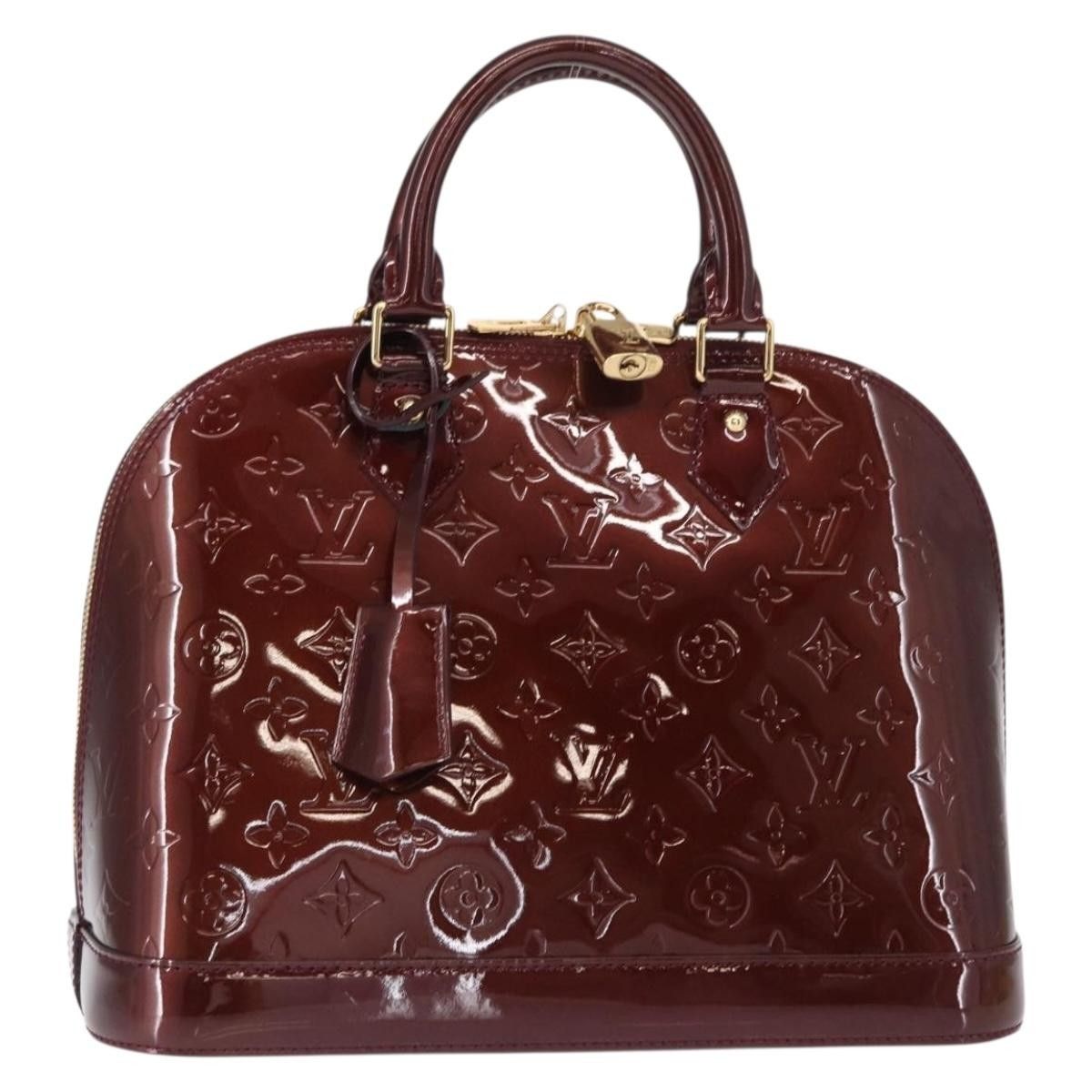 Louis Vuitton Louis Vuitton Alma Handbag Monogram Vernis Size ONE SIZE - 16 Thumbnail