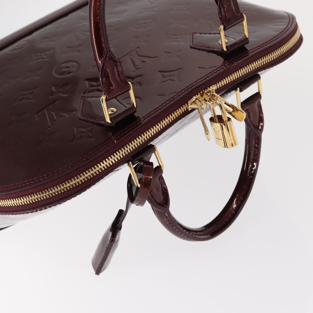 Louis Vuitton Louis Vuitton Alma Handbag Monogram Vernis Size ONE SIZE - 19 Thumbnail