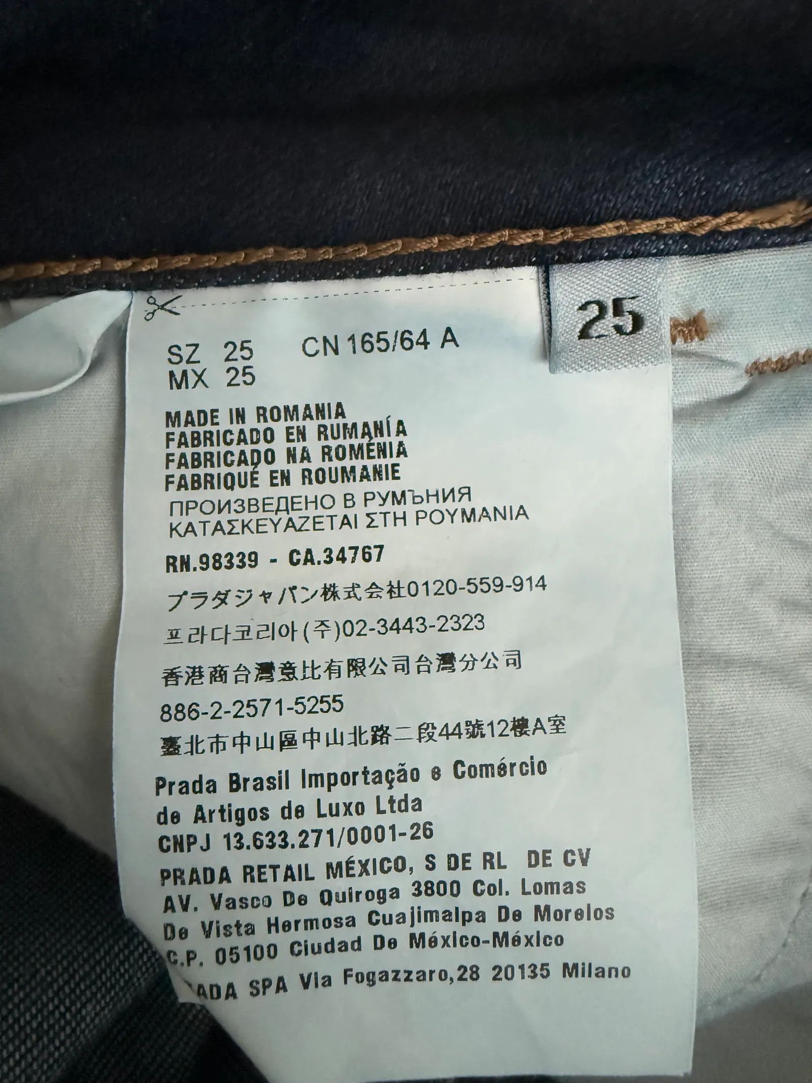 Prada Prada Jeans Size 25" / US 0 / IT 36 - 3 Thumbnail