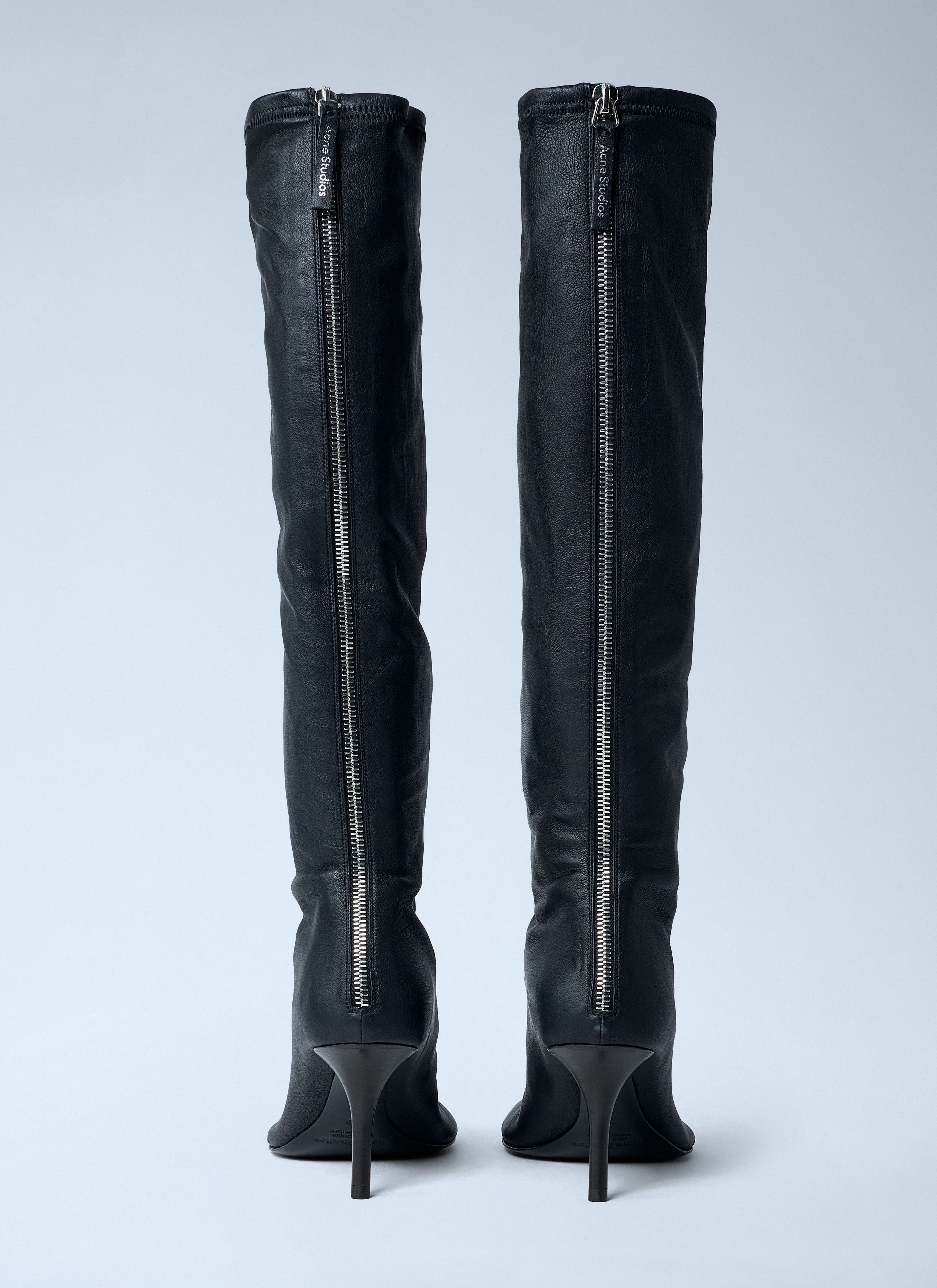 Acne Studios Knee-High Leather Boots Size US 11 / IT 41 - 5 Thumbnail