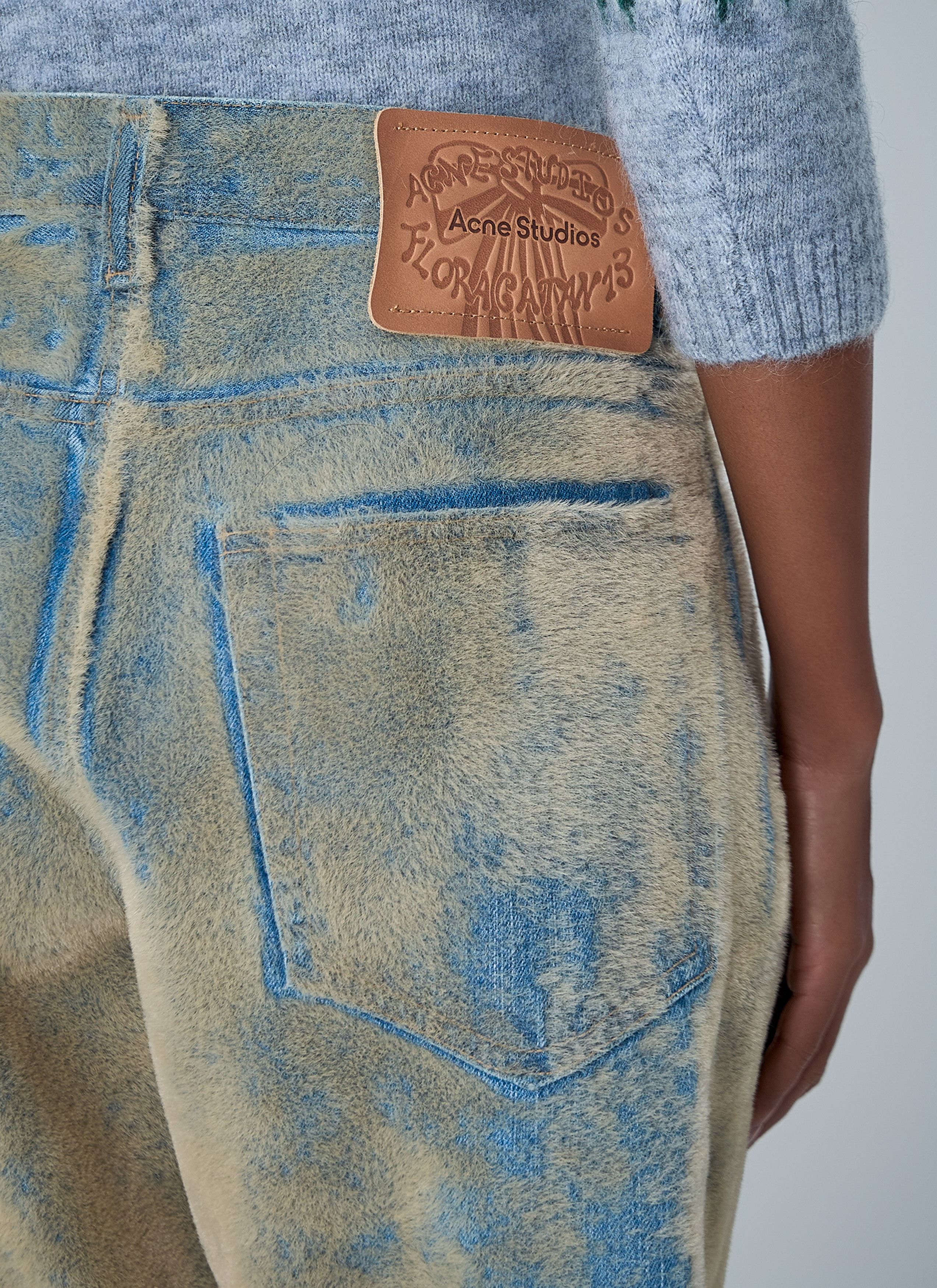 Acne Studios Flocked Denim Jeans Size 28" / US 6 / IT 42 - 5 Thumbnail