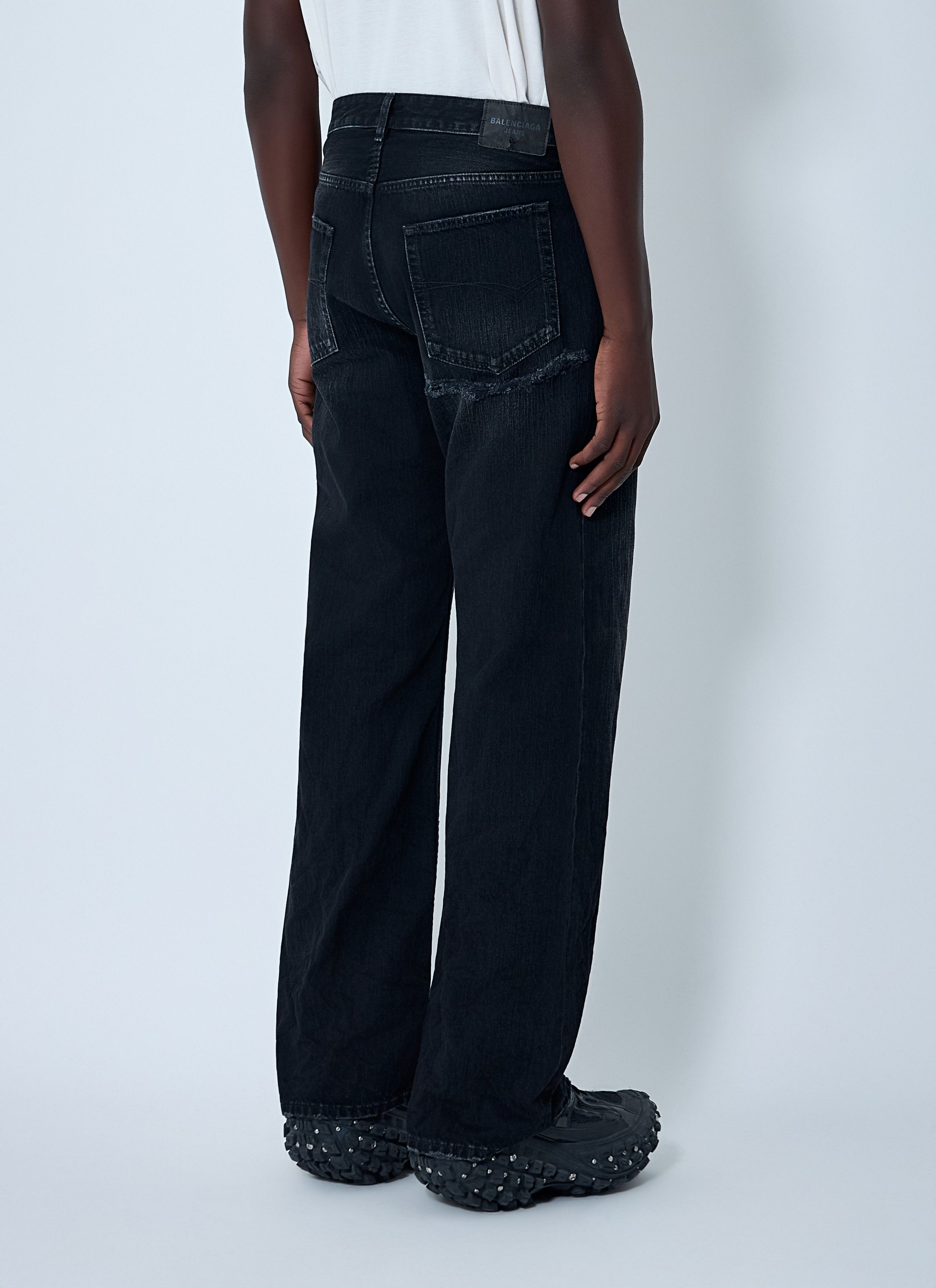 Balenciaga Distressed Denim Jeans Size US 32 / EU 48 - 4 Thumbnail
