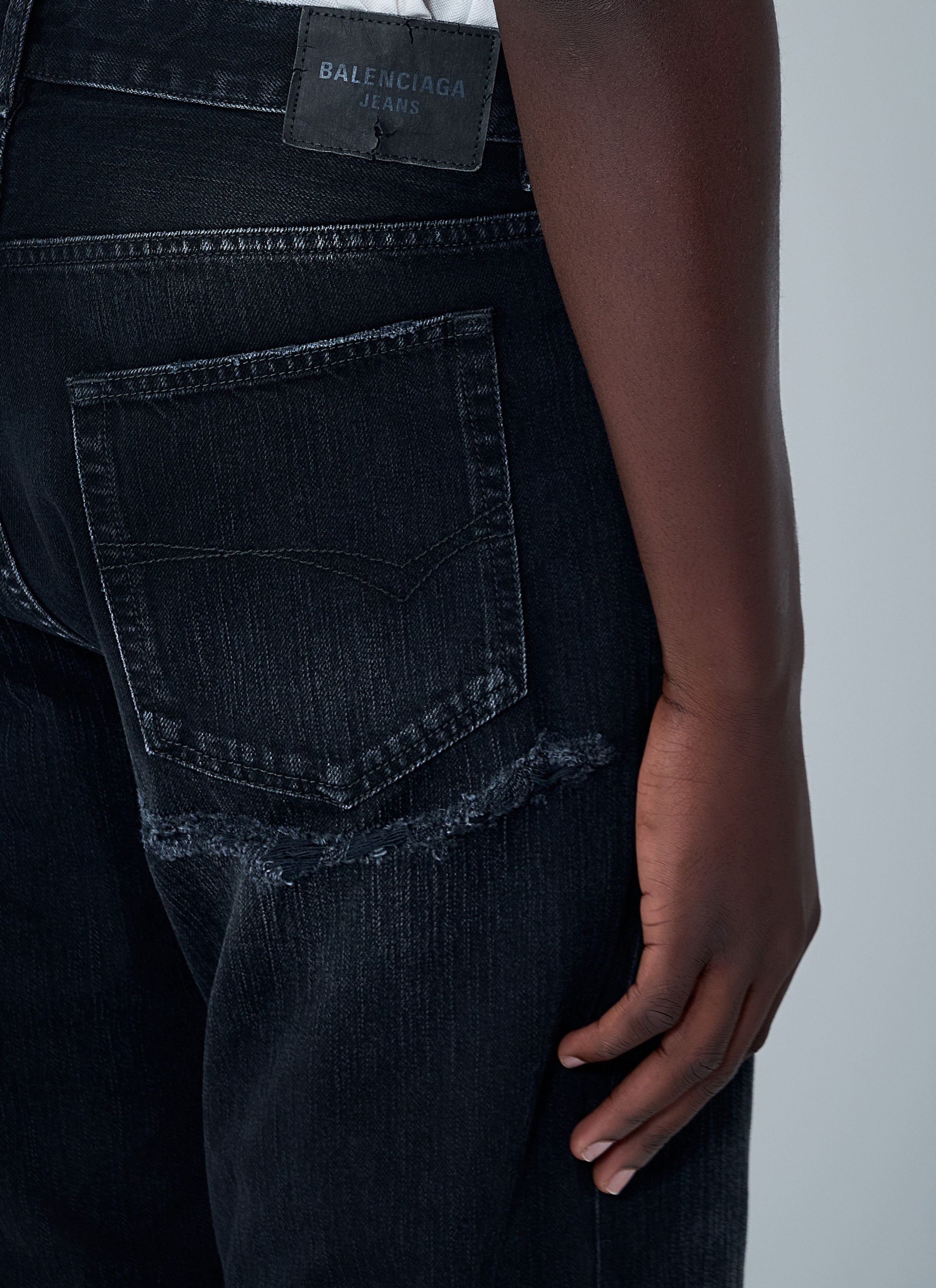 Balenciaga Distressed Denim Jeans Size US 32 / EU 48 - 6 Thumbnail
