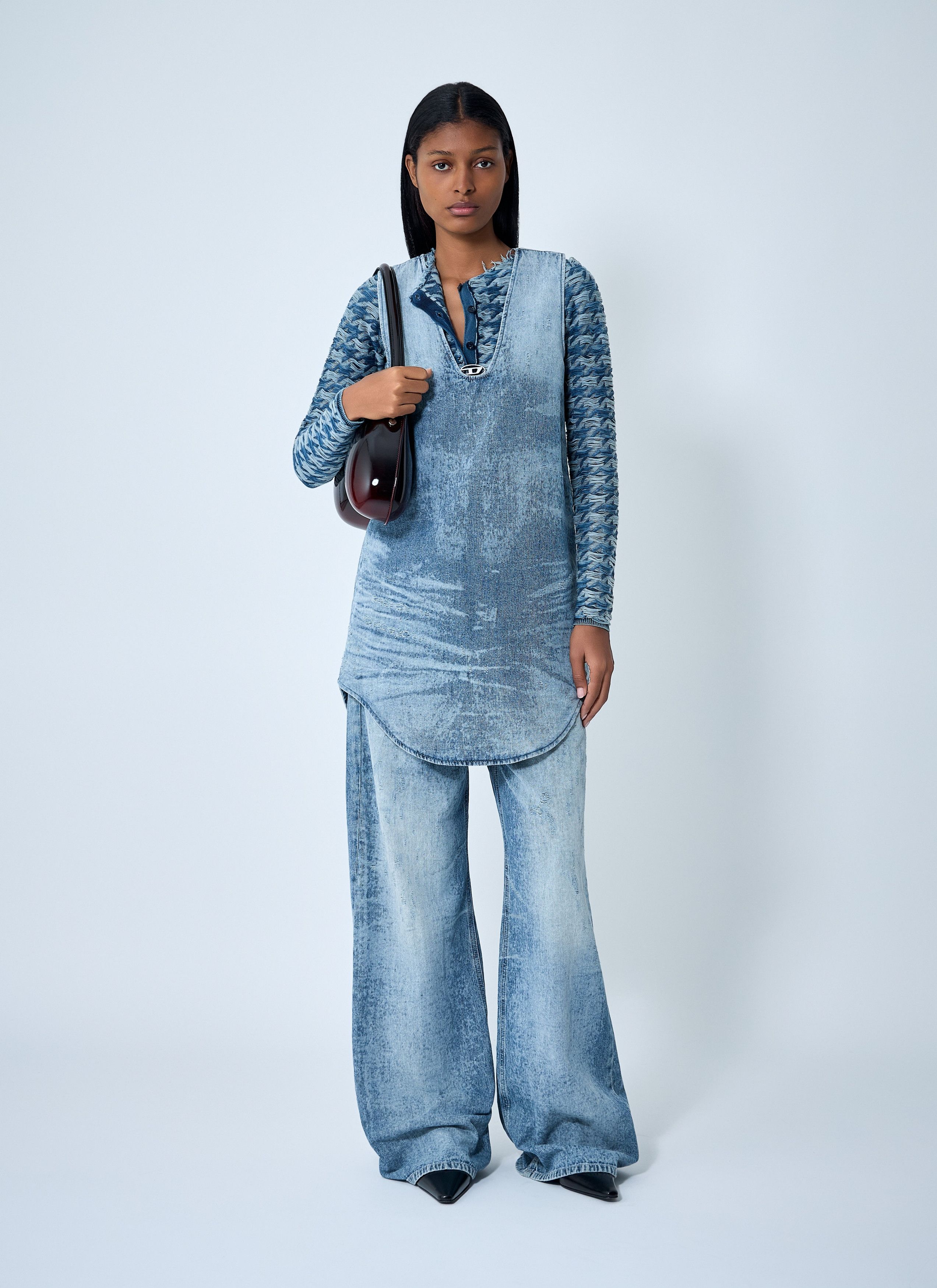 Diesel De-Laris-Dress-Fsh Size L / US 10 / IT 46 - 2 Thumbnail