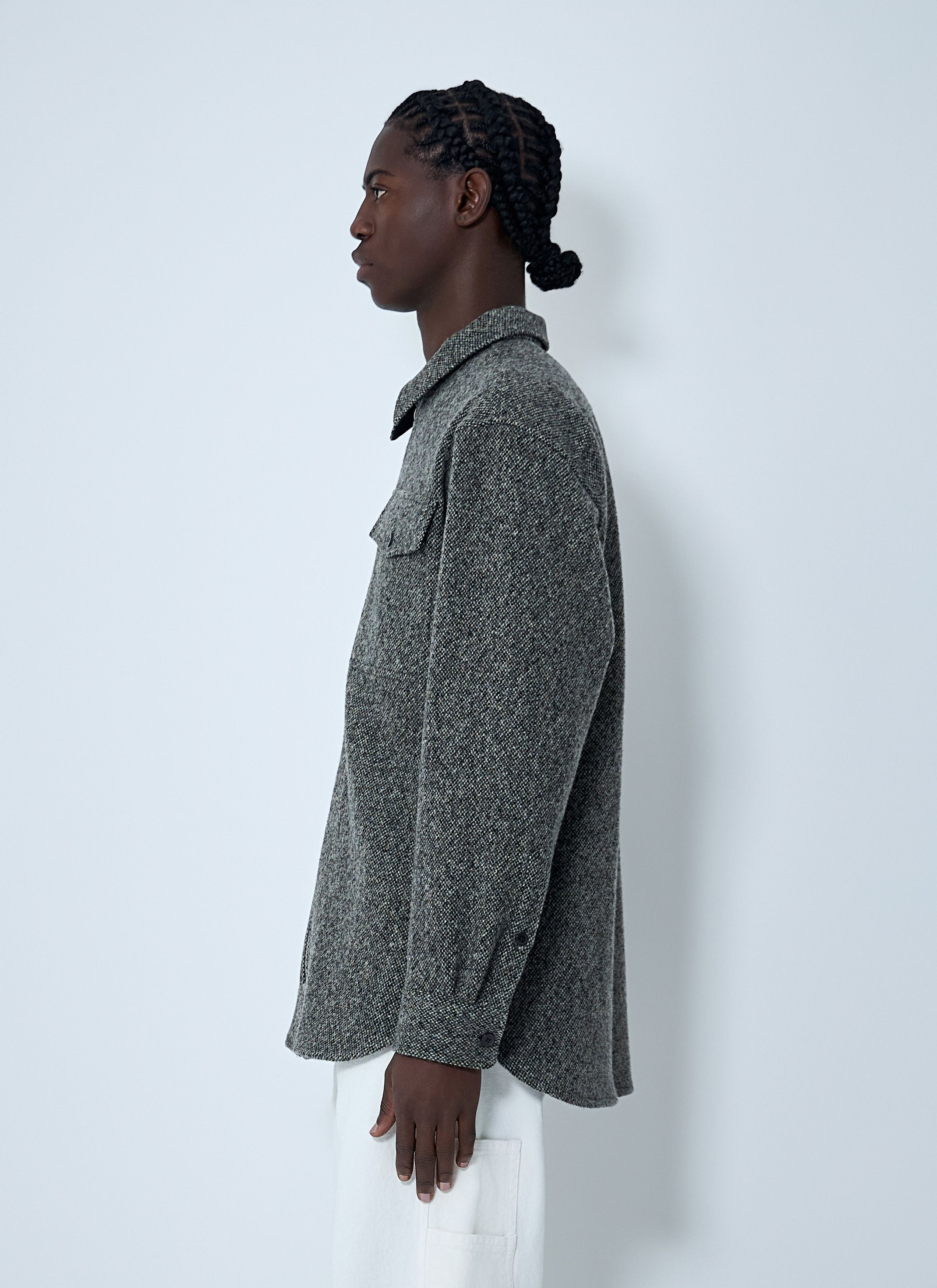 Dries Van Noten Herringbone Zip Jacket Size US XL / EU 56 / 4 - 3 Thumbnail