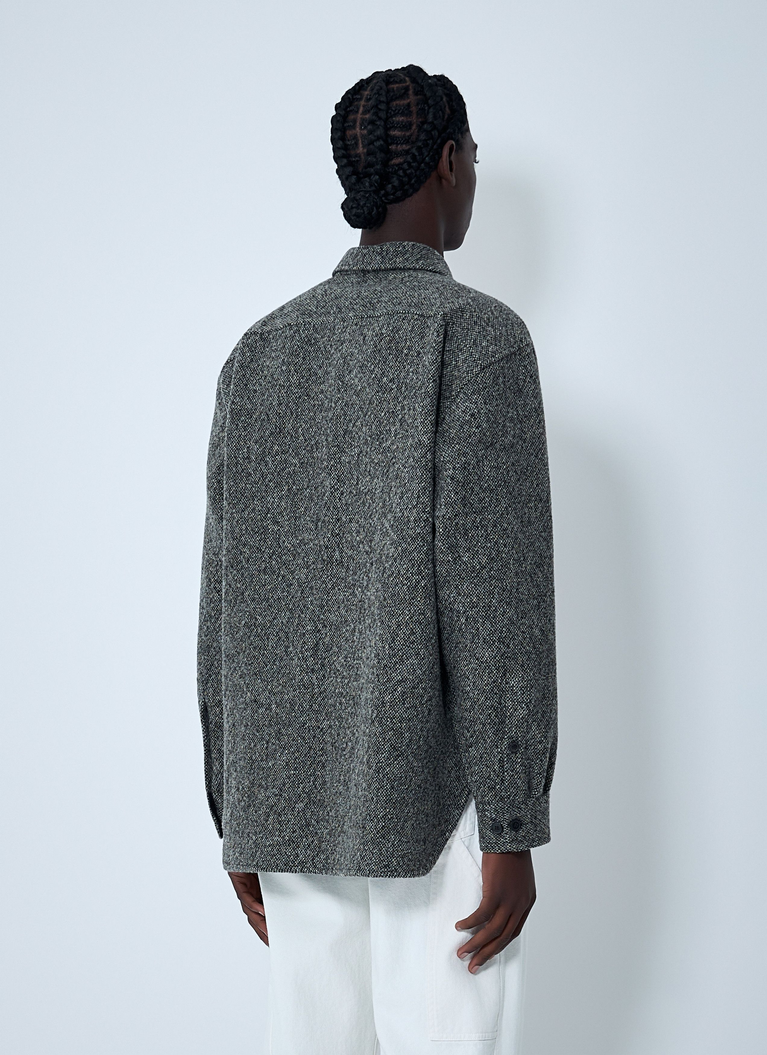 Dries Van Noten Herringbone Zip Jacket Size US XL / EU 56 / 4 - 4 Thumbnail
