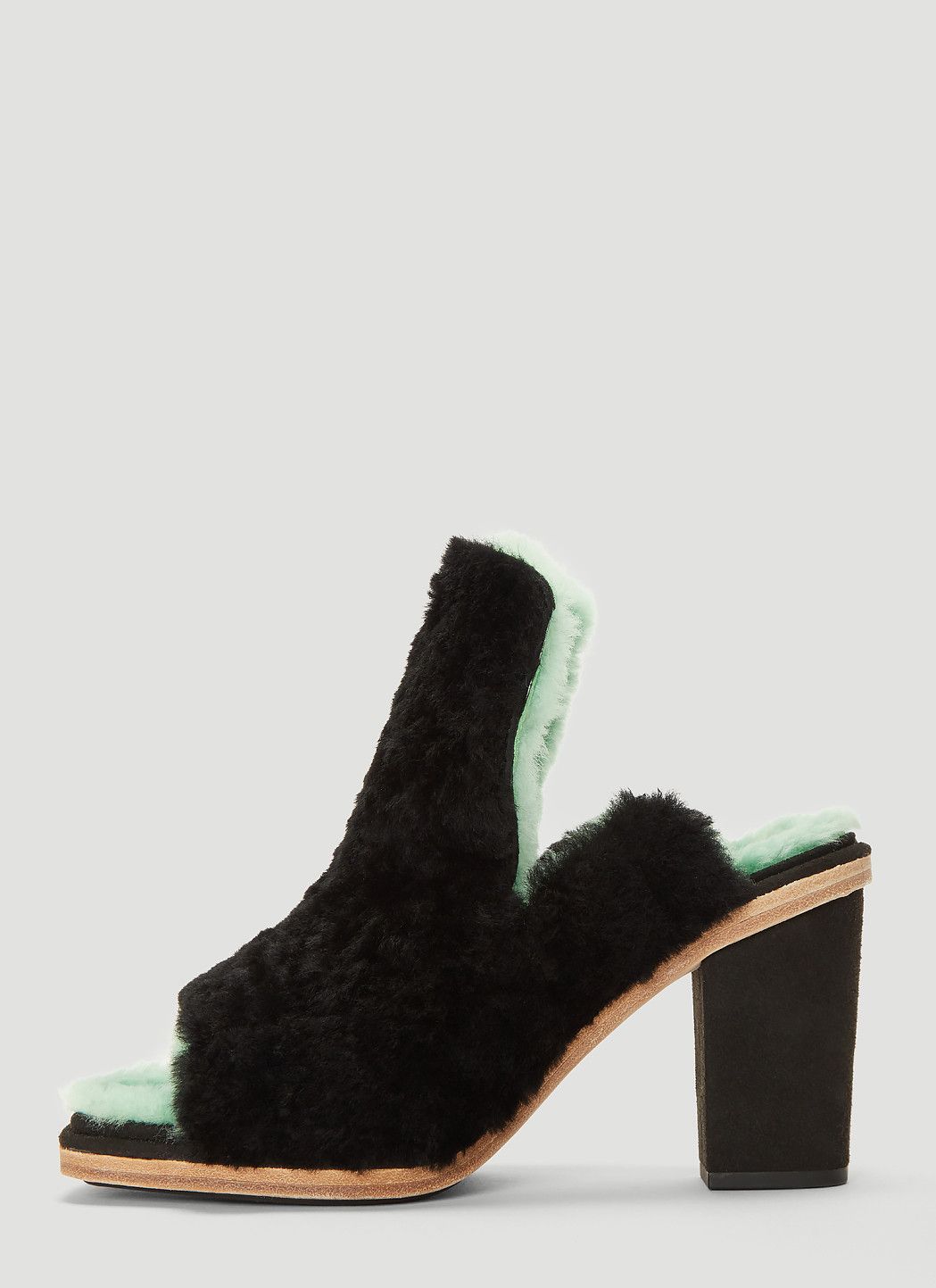 Eckhaus Latta Open-Toe Heel Mules Size US 9 / IT 39 - 3 Thumbnail
