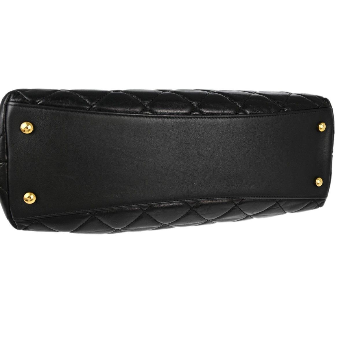 Chanel Chanel Gold Bar Tote Quilted Aged Calfskin Size ONE SIZE - 8 Thumbnail