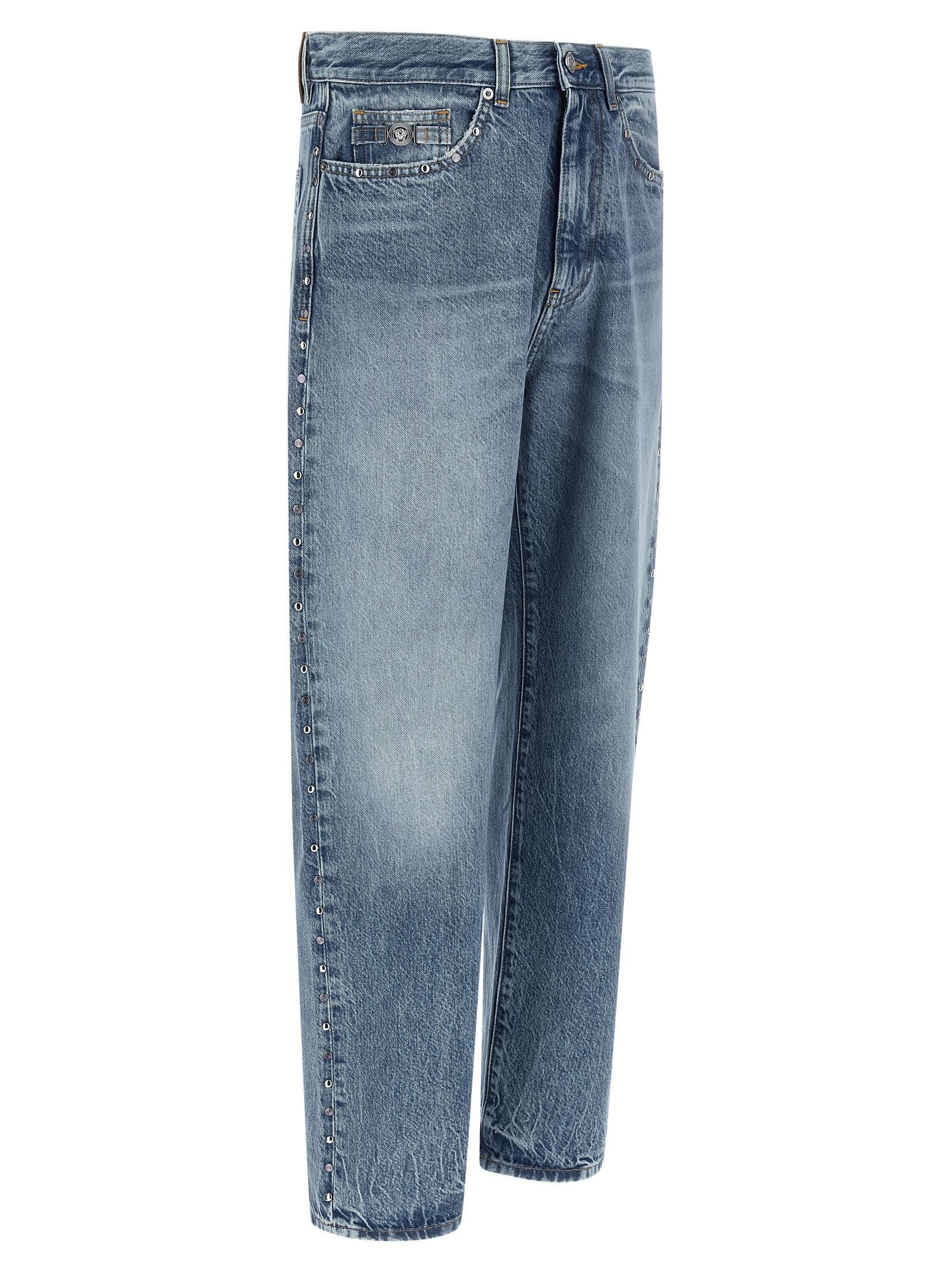 Versace Studded Jeans Size US 32 / EU 48 - 3 Thumbnail