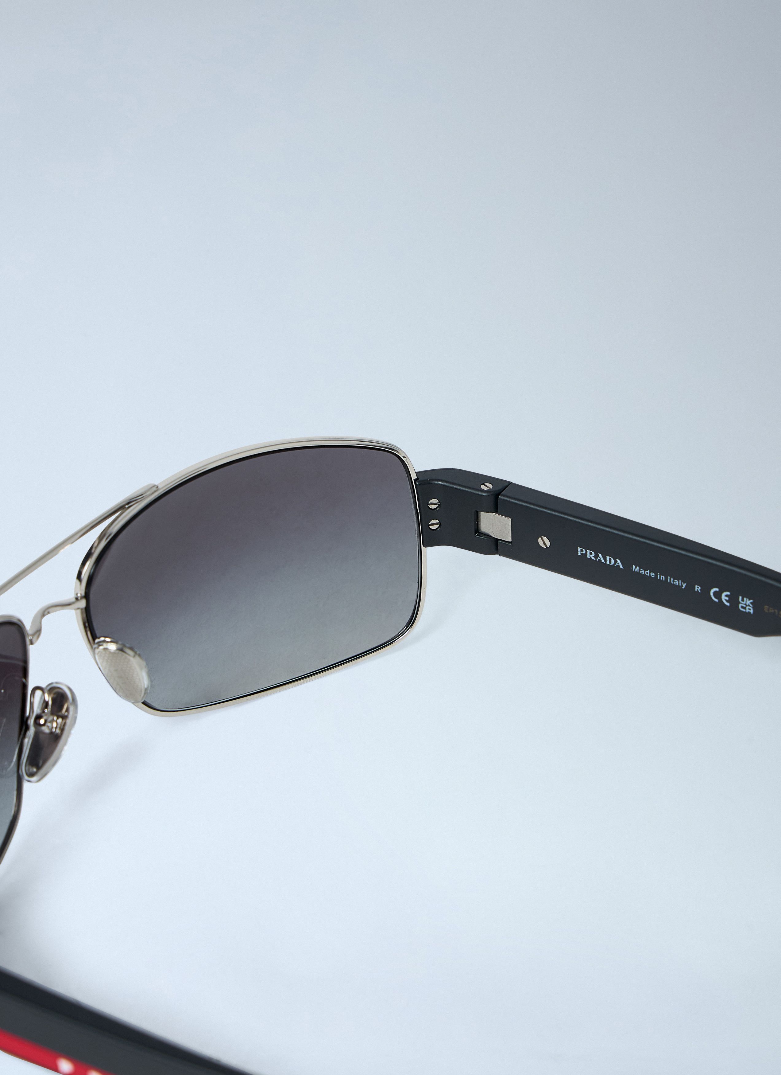 Prada Logo Motif Sunglasses Size ONE SIZE - 5 Thumbnail