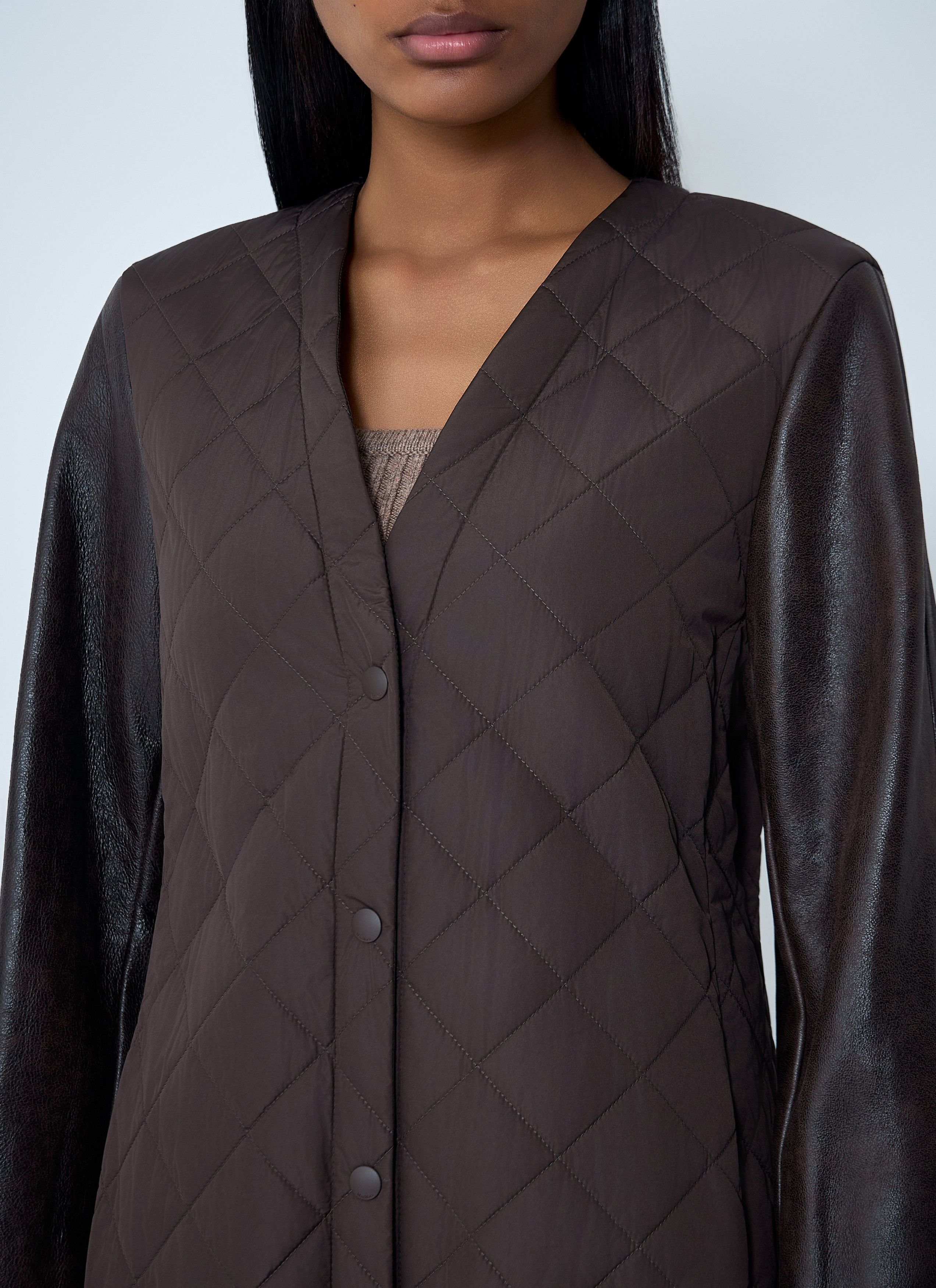 Max Mara Quilted Maxi Coat Size M / US 6-8 / IT 42-44 - 5 Thumbnail