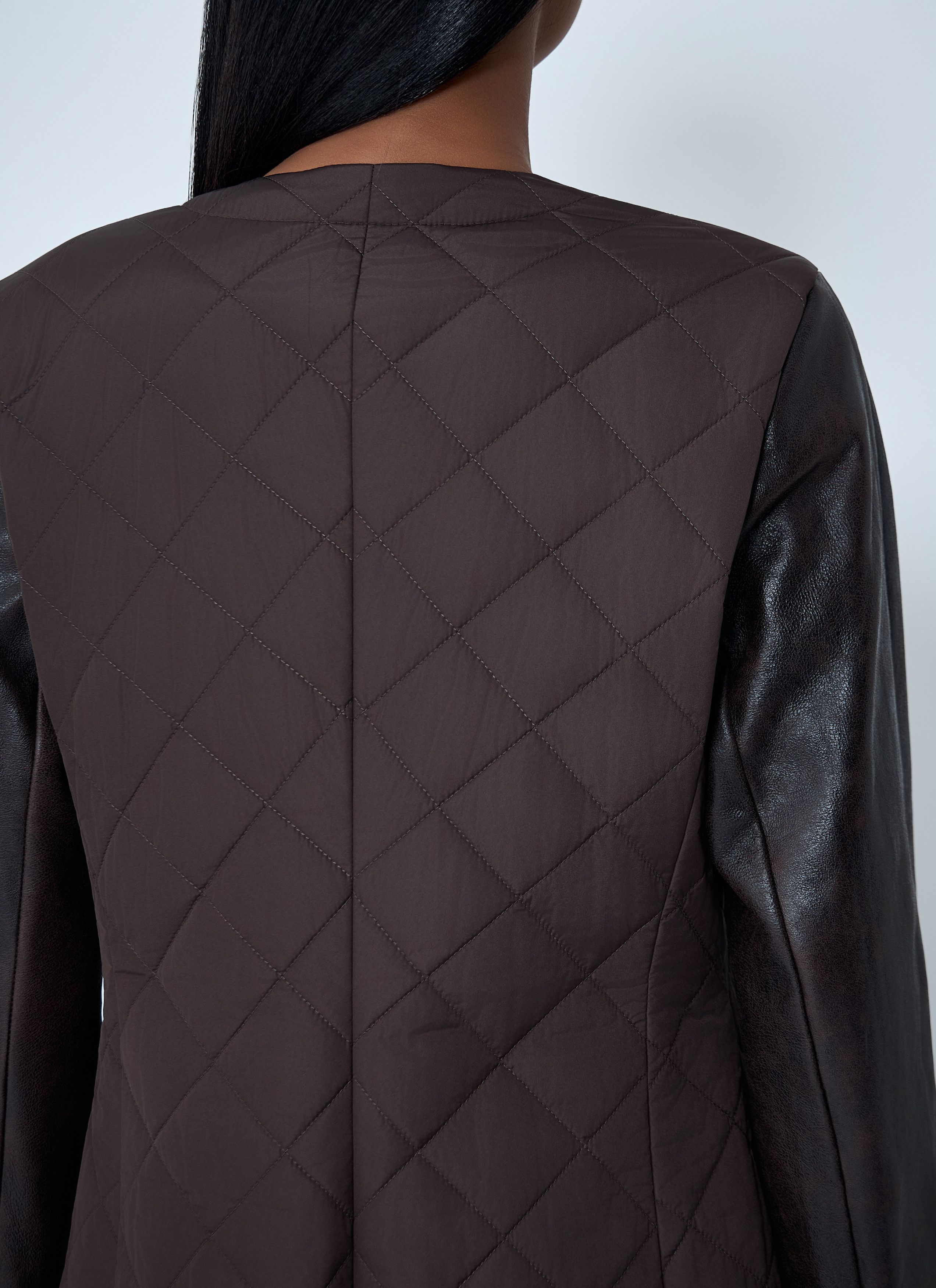 Max Mara Quilted Maxi Coat Size M / US 6-8 / IT 42-44 - 6 Thumbnail
