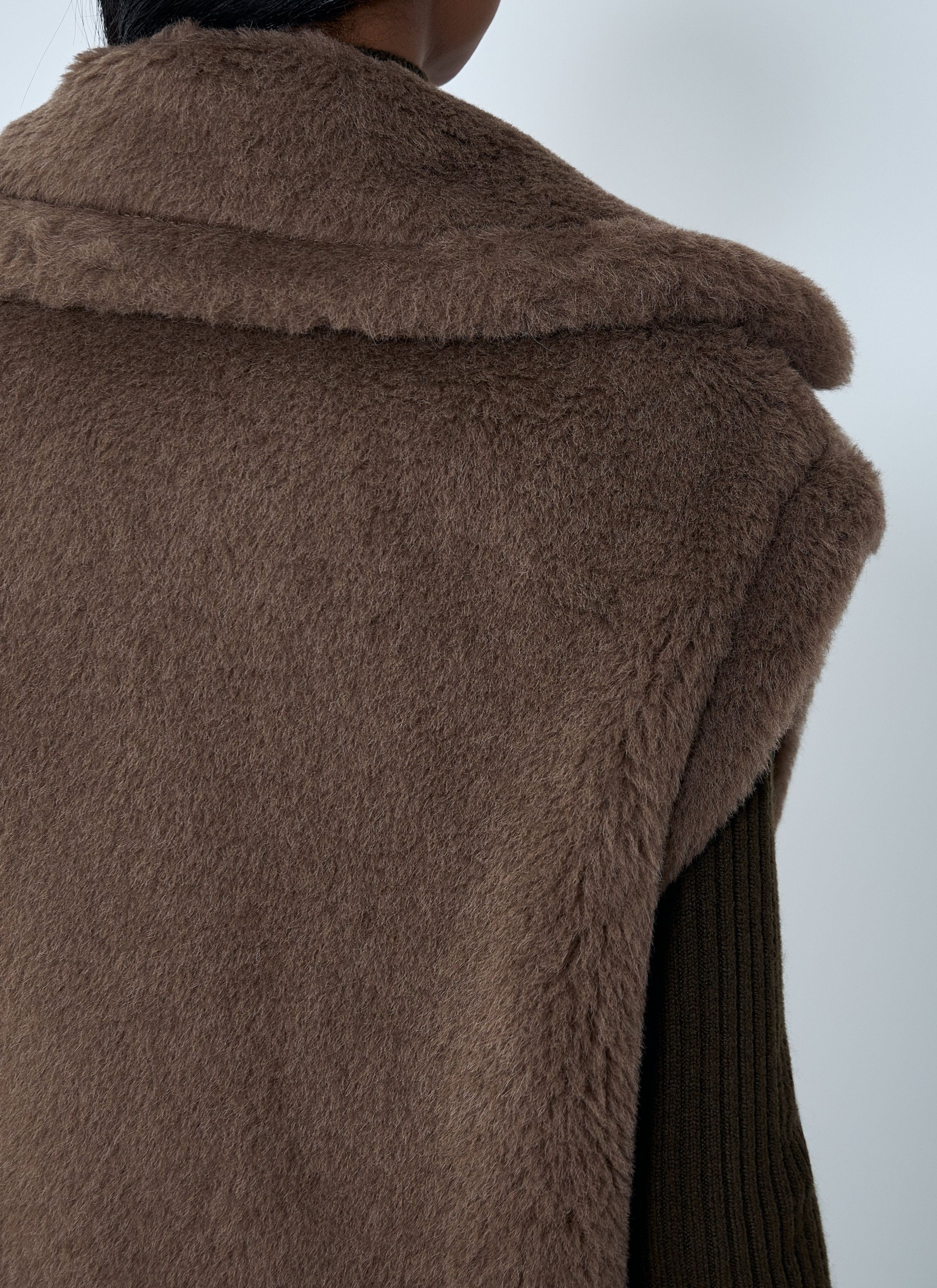 Max Mara Camel-Hair Gilet Size M / US 6-8 / IT 42-44 - 6 Thumbnail